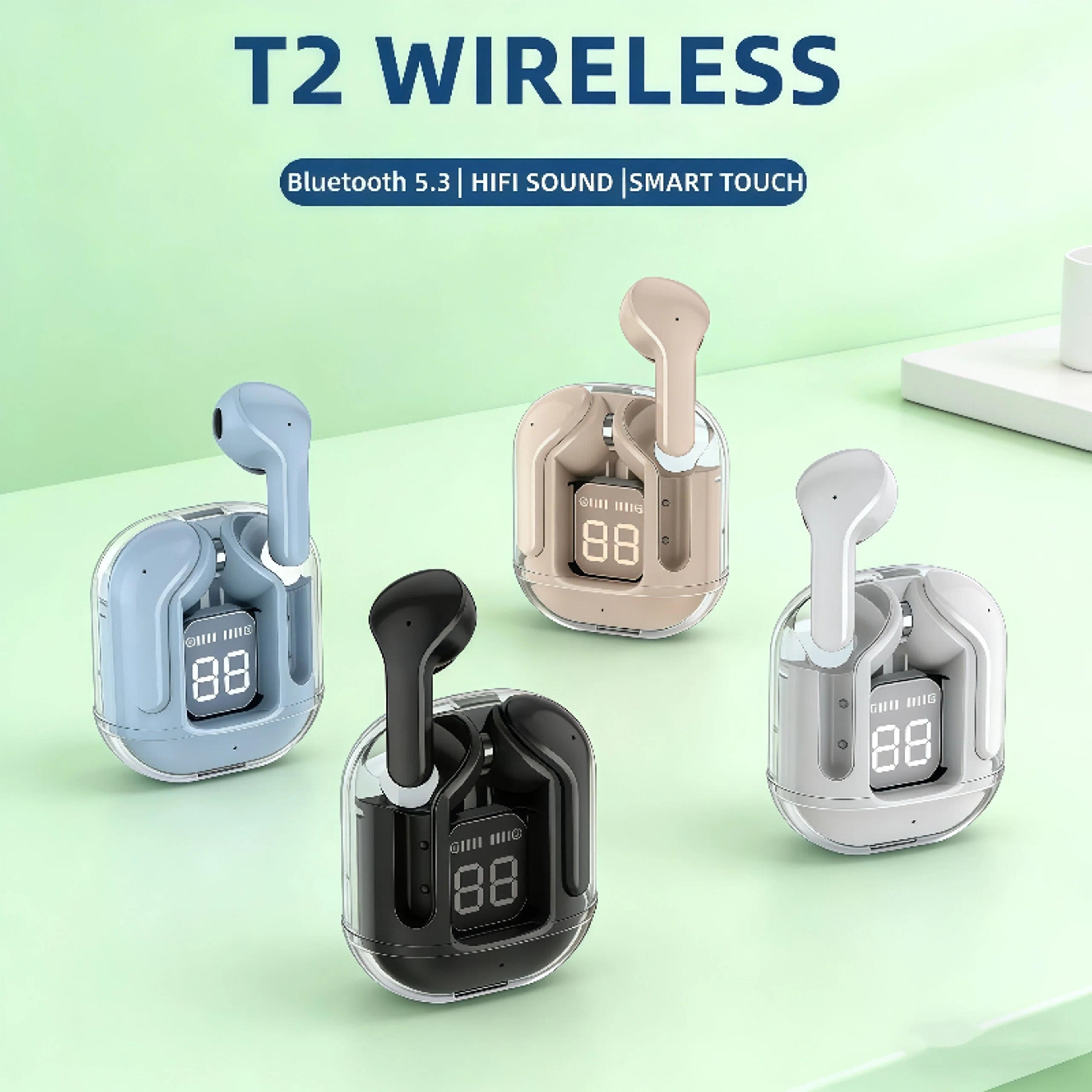 T2 Transparent TWS Wireless Earbuds With Bluetooth 53 And HiFi Sound 2