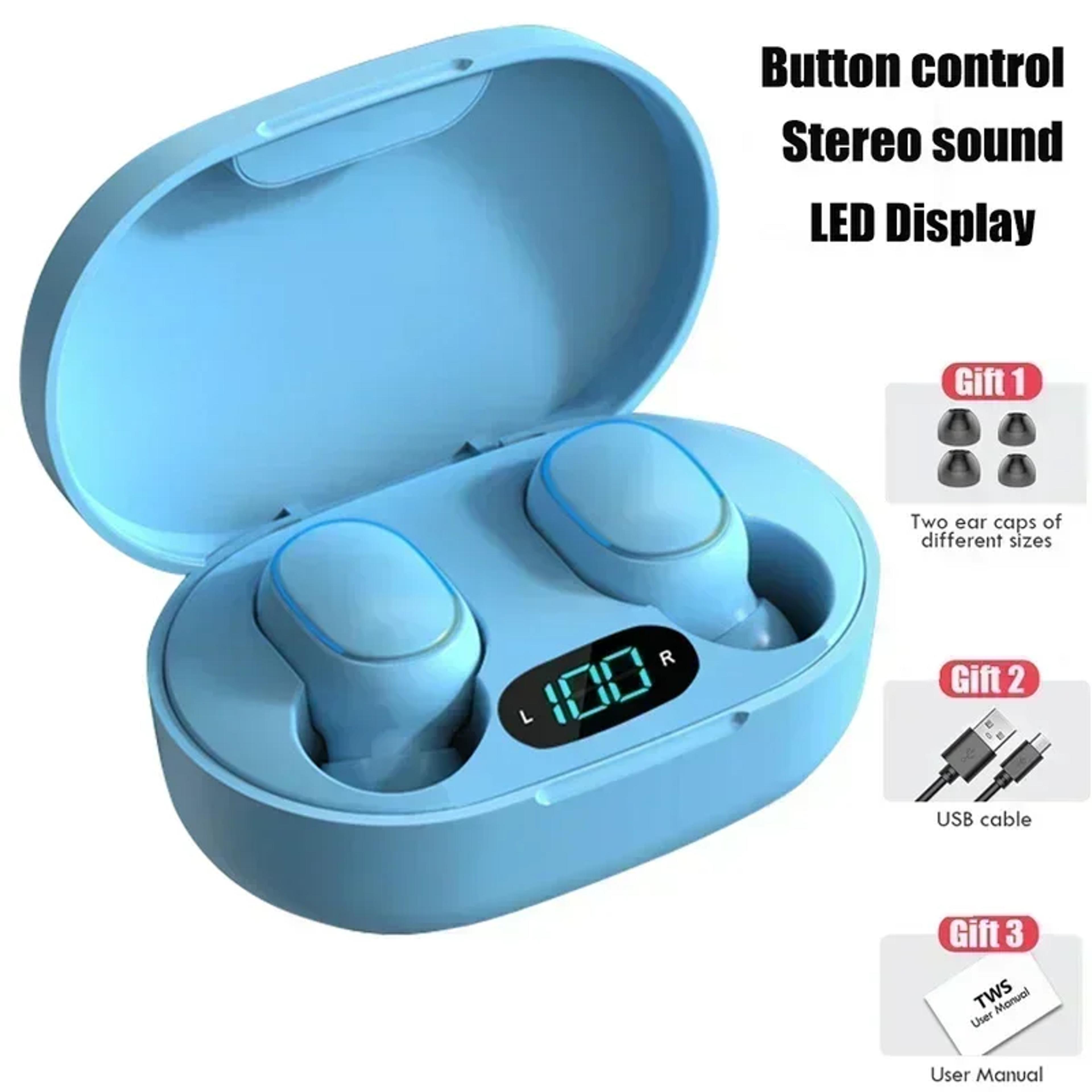 E7S Wireless Bluetooth Earbuds With Mic And LED Battery Display 9