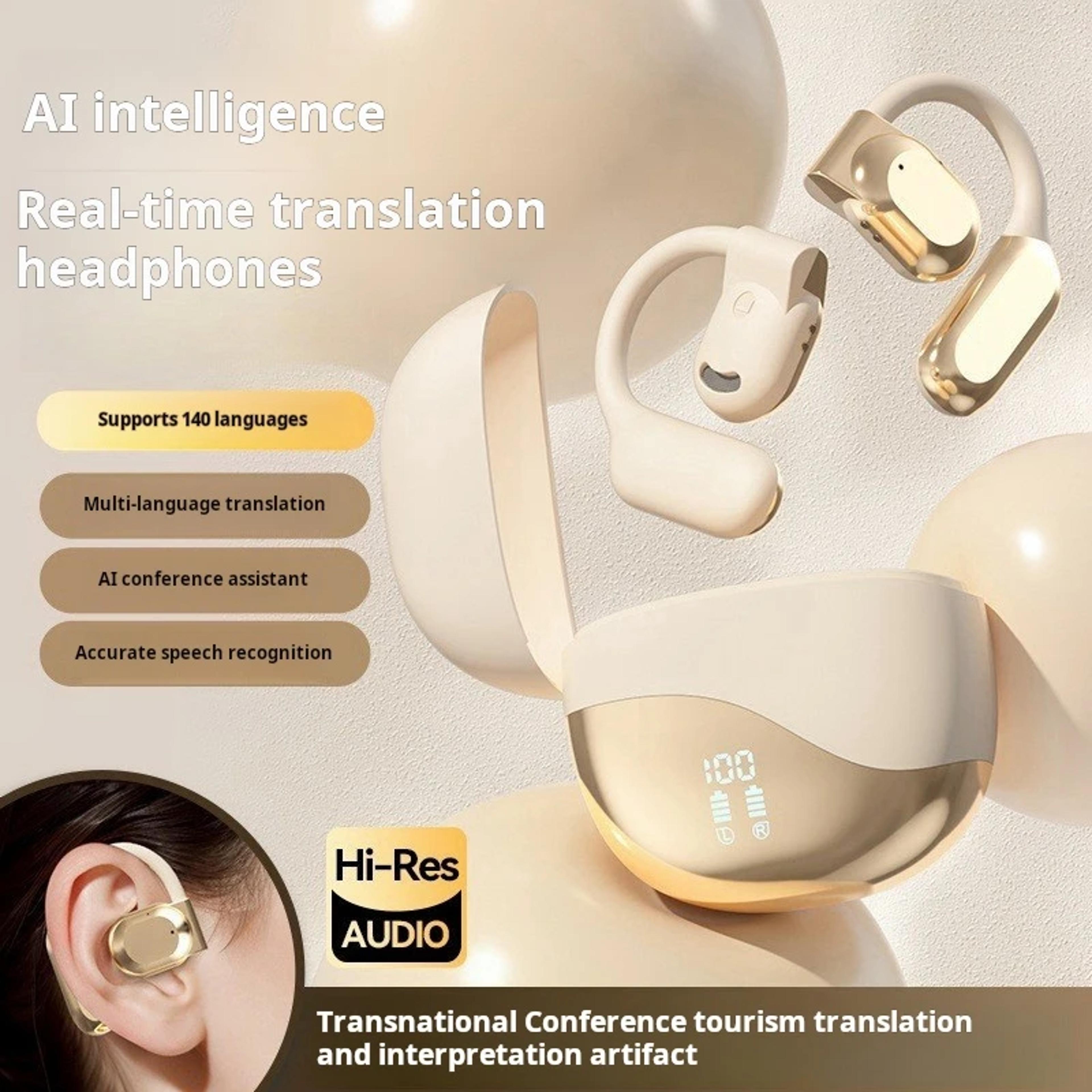 Origin Open Ear Wireless Earbuds Bluetooth 53 Ear Hook Headphones With LED Display 4