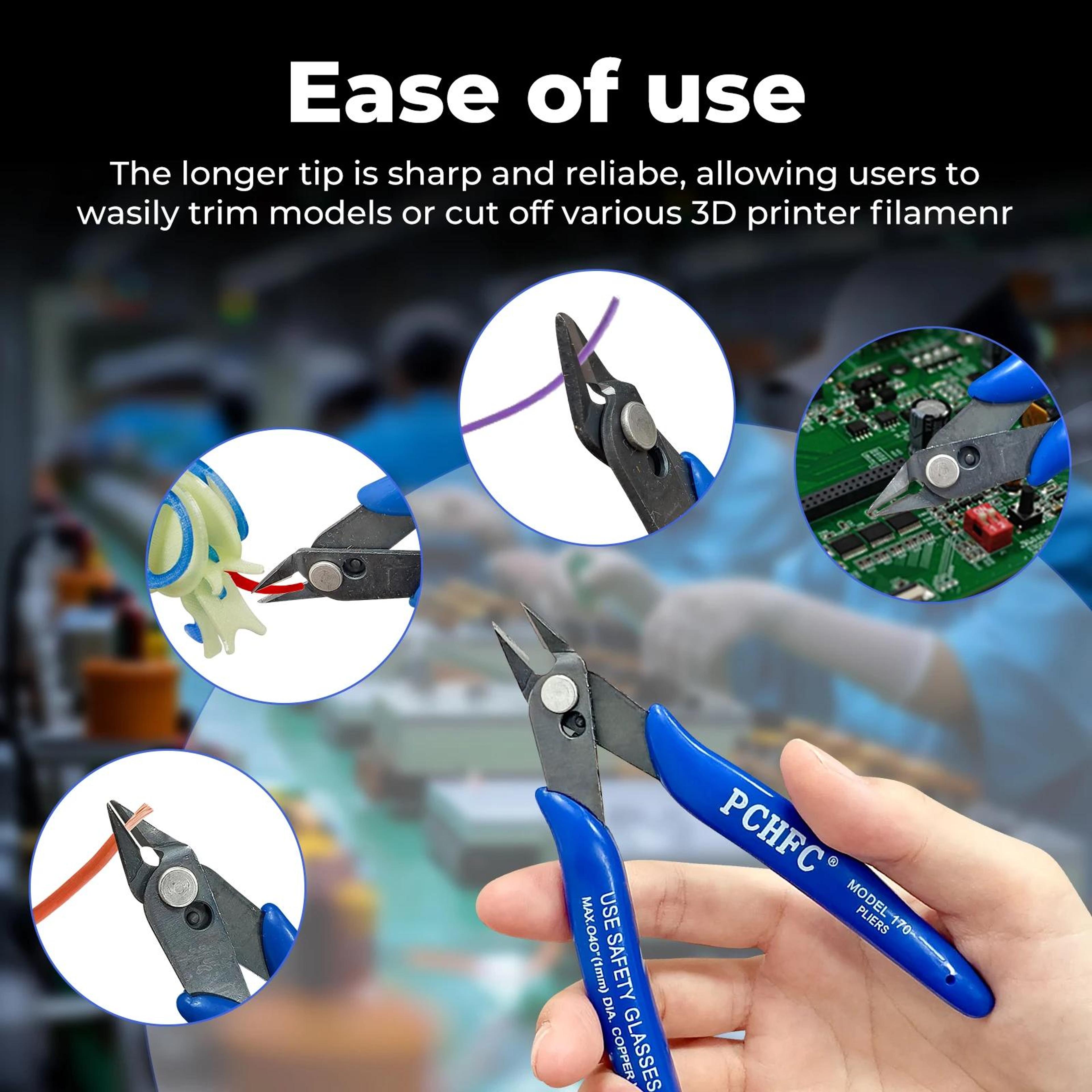 Precision Flush Cutter Pliers For Electrical Wire Cable And Zip Ties 1