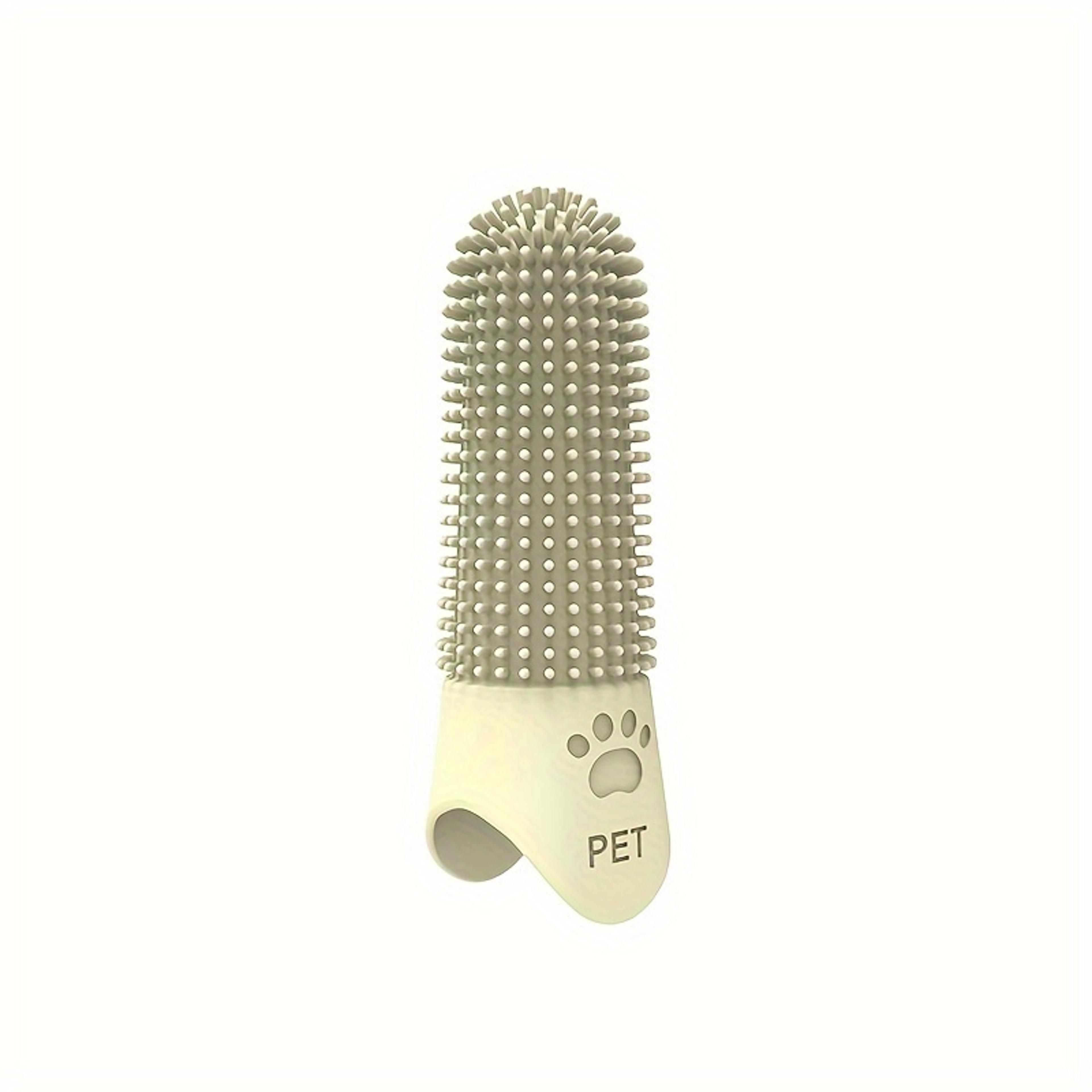 Soft Silicone 360 Dog Finger Toothbrush For Dogs And Cats 9