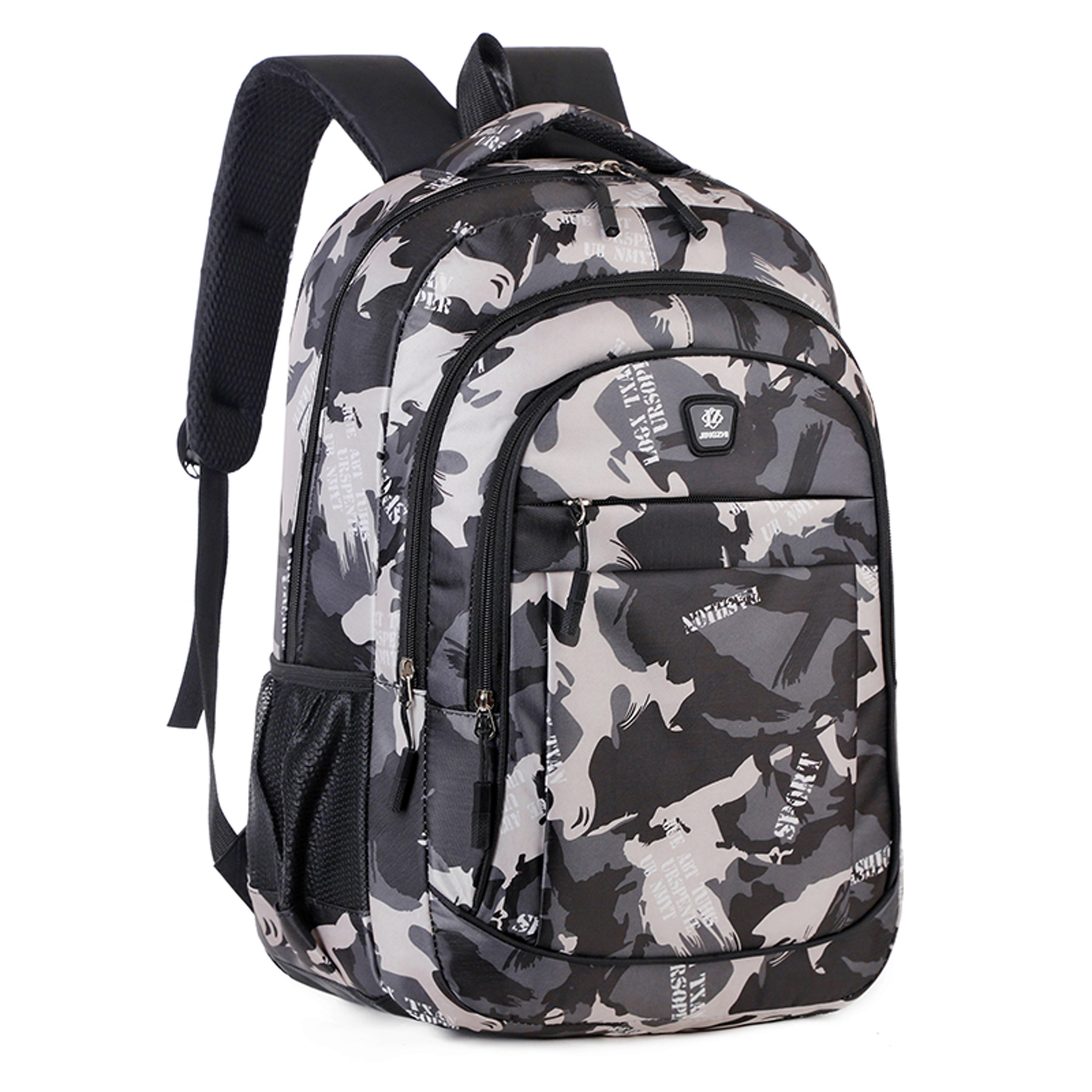mens large capacity backpack for hiking travel and outdoor adventures