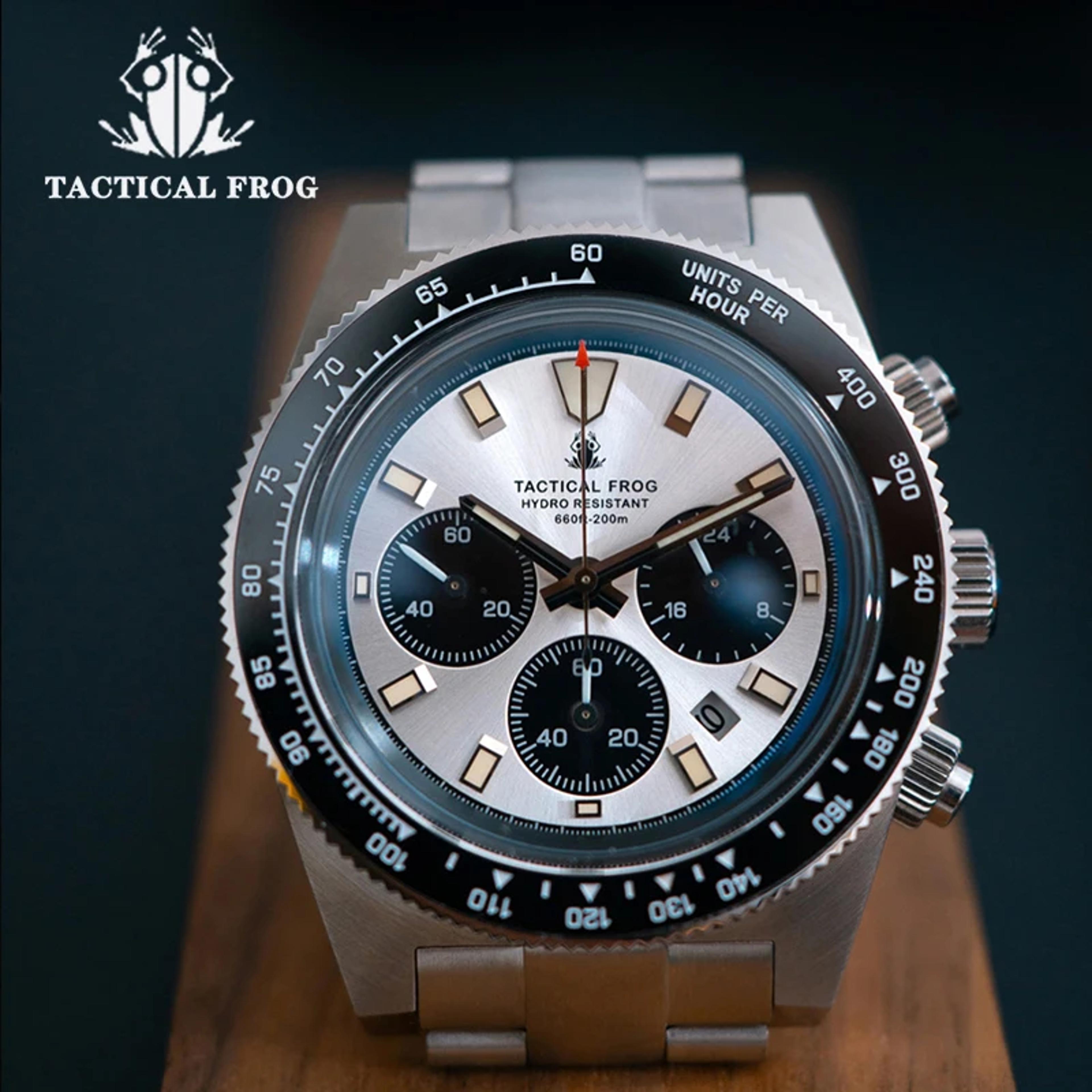 Solar Chronograph Watch With Sapphire Crystal 7