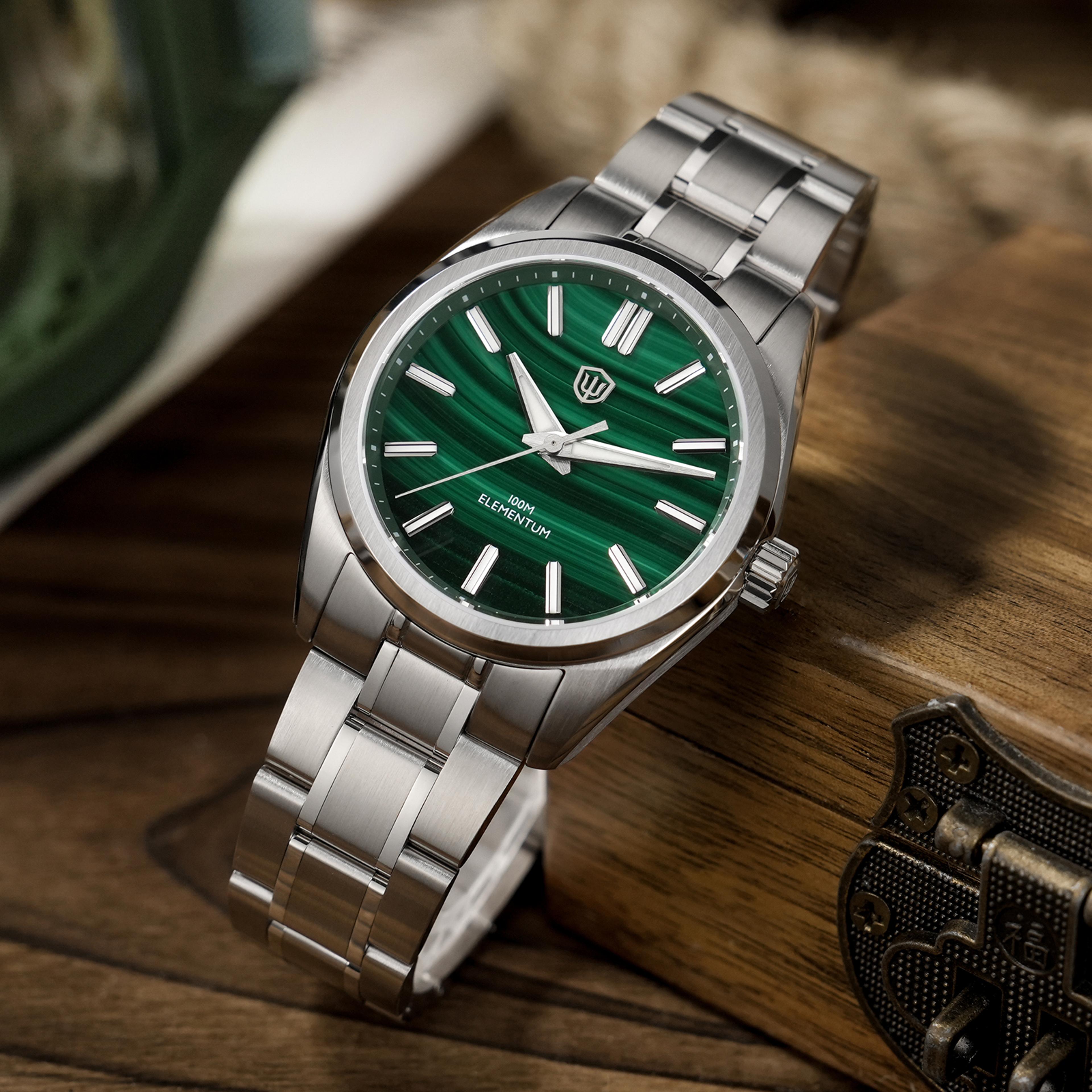 Natural Stone Dial Sapphire Quartz Watch For Men 5