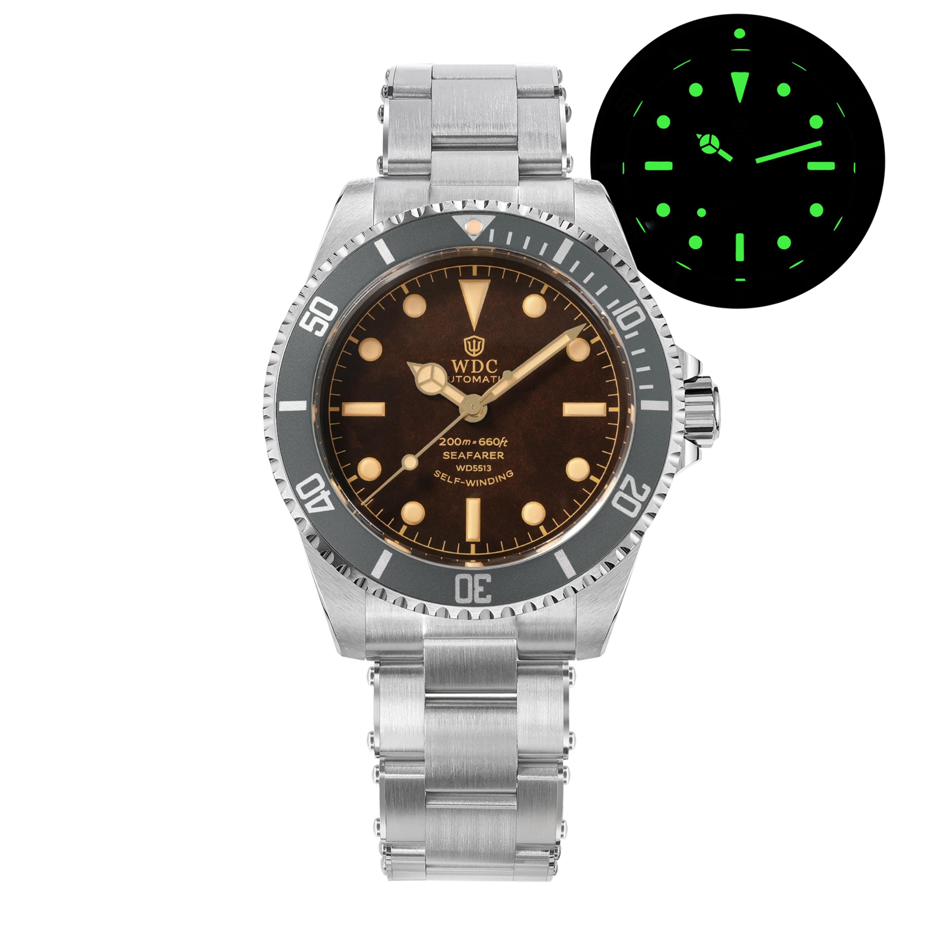 Automatic Dive Watch With Sapphire Crystal And Water Resistance 7