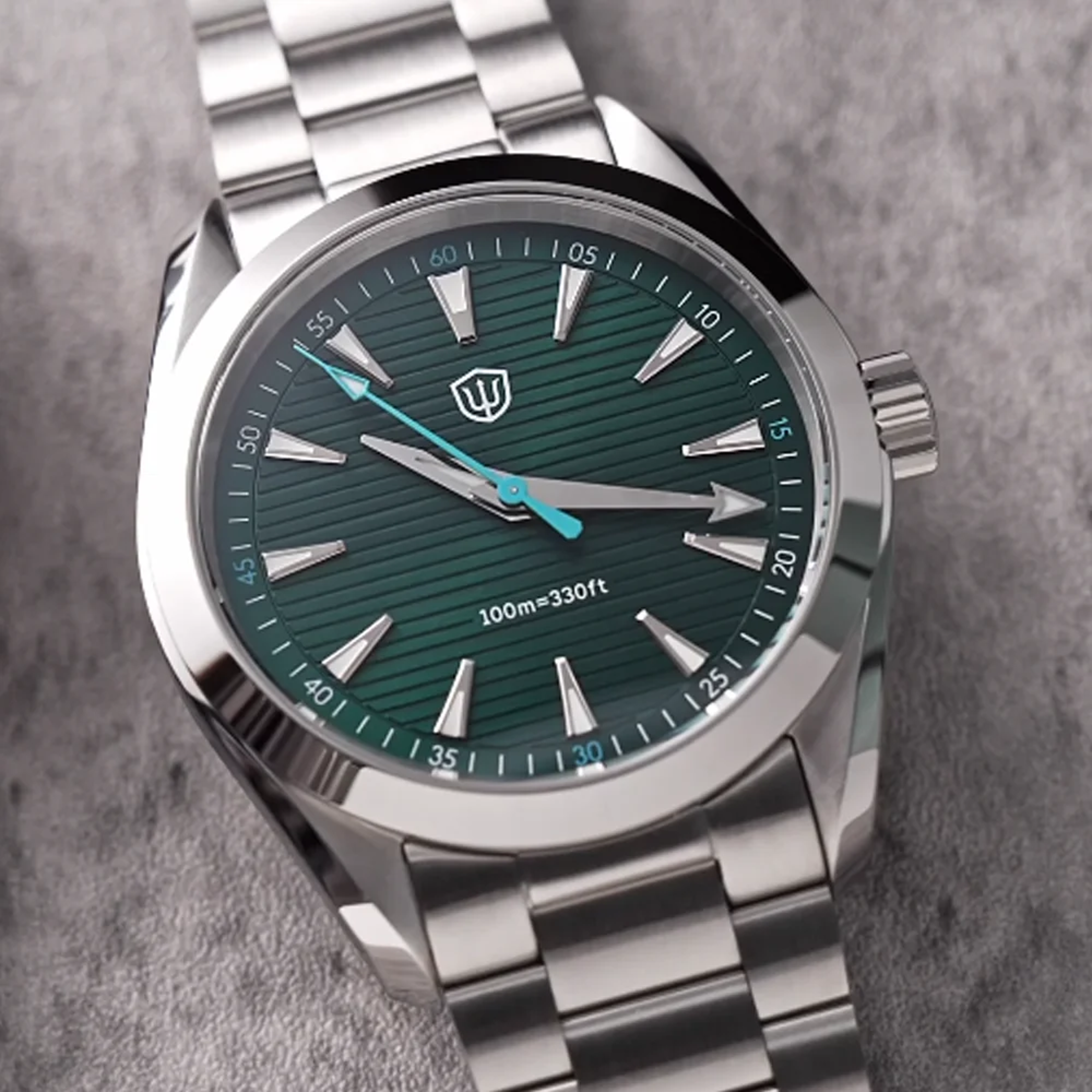 Sweep Second Watch With Sapphire Crystal And Water Resistance 1