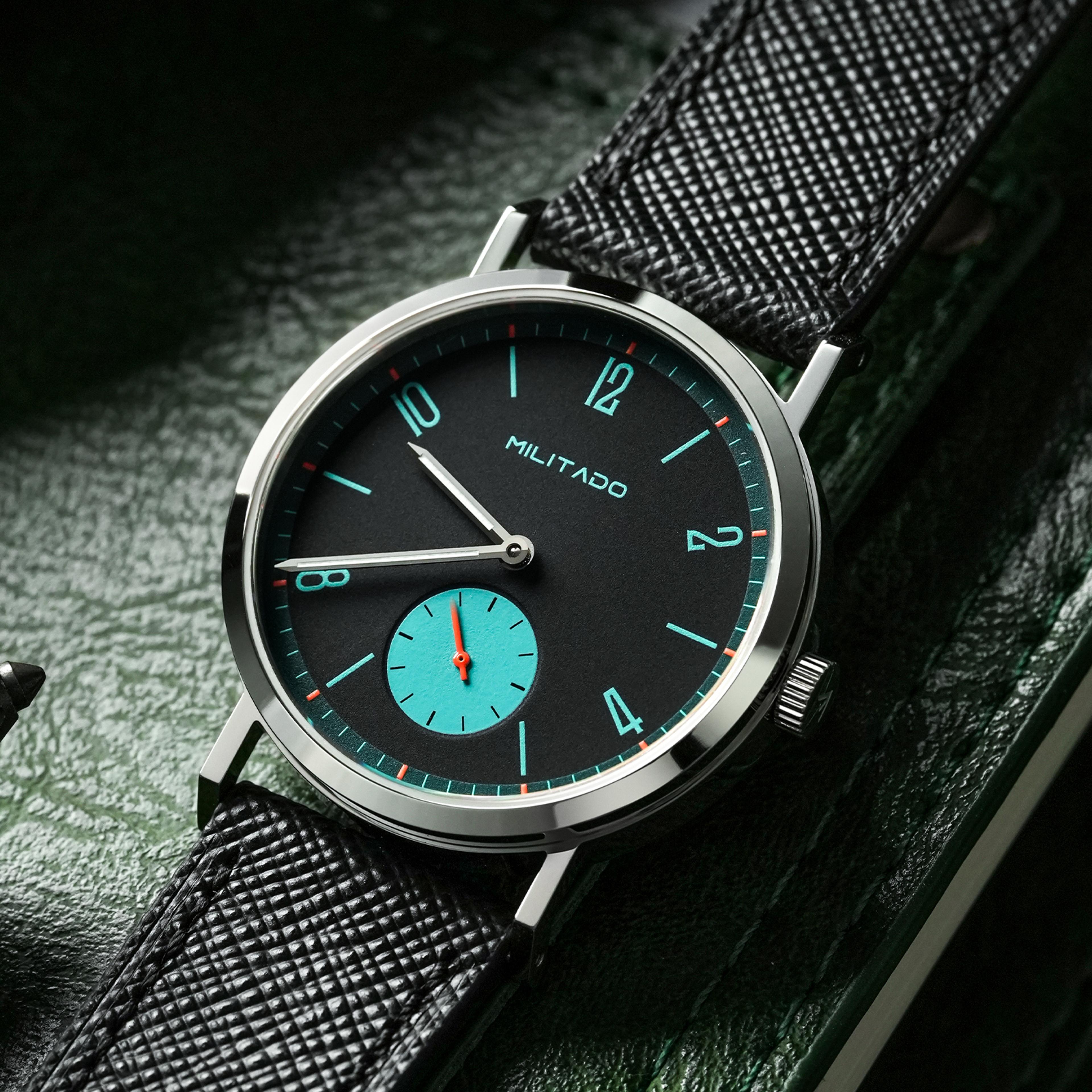 Automatic Watch With Sapphire Crystal And Seagull 6