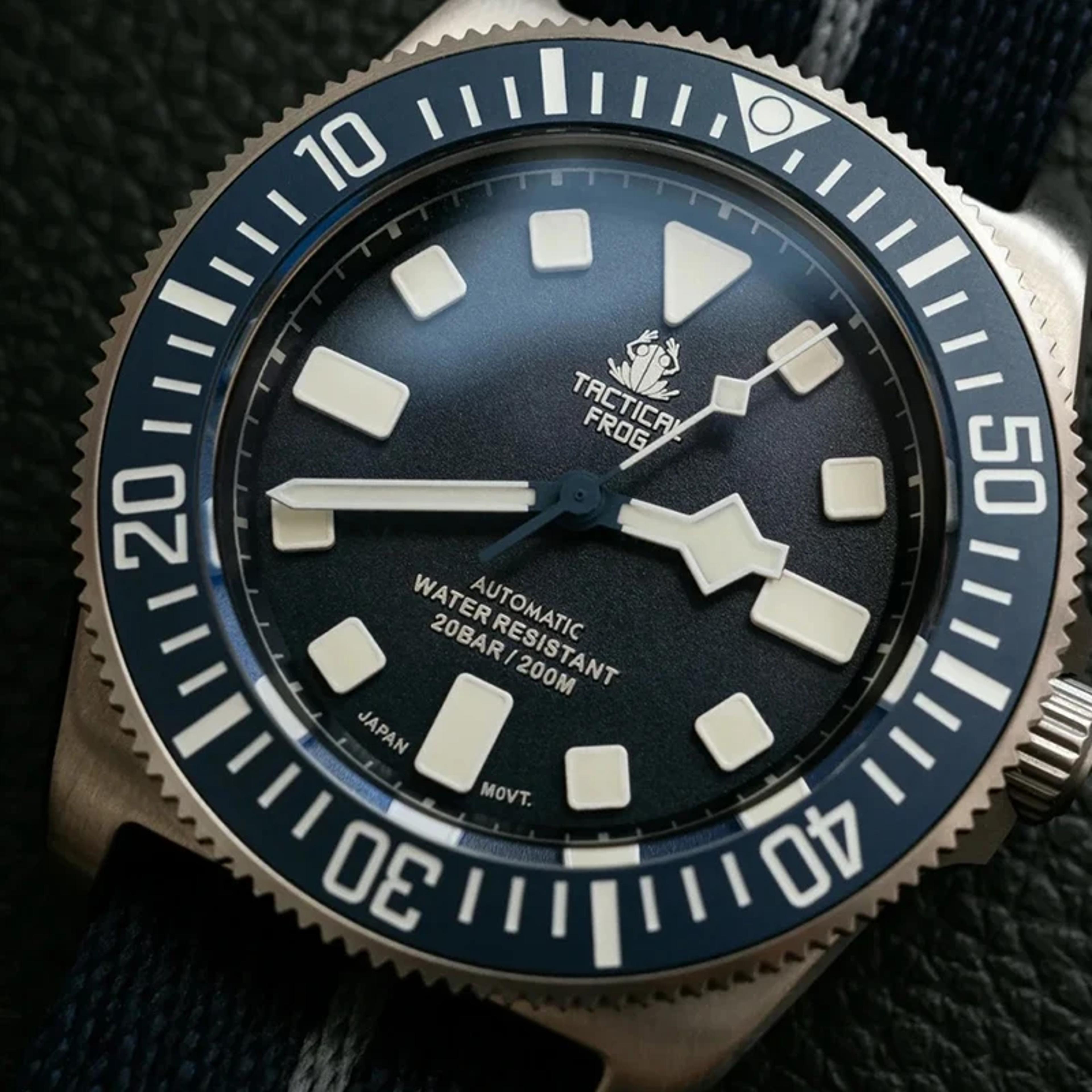 Tactical Frog Titanium Dive Watch Automatic Sapphire 1