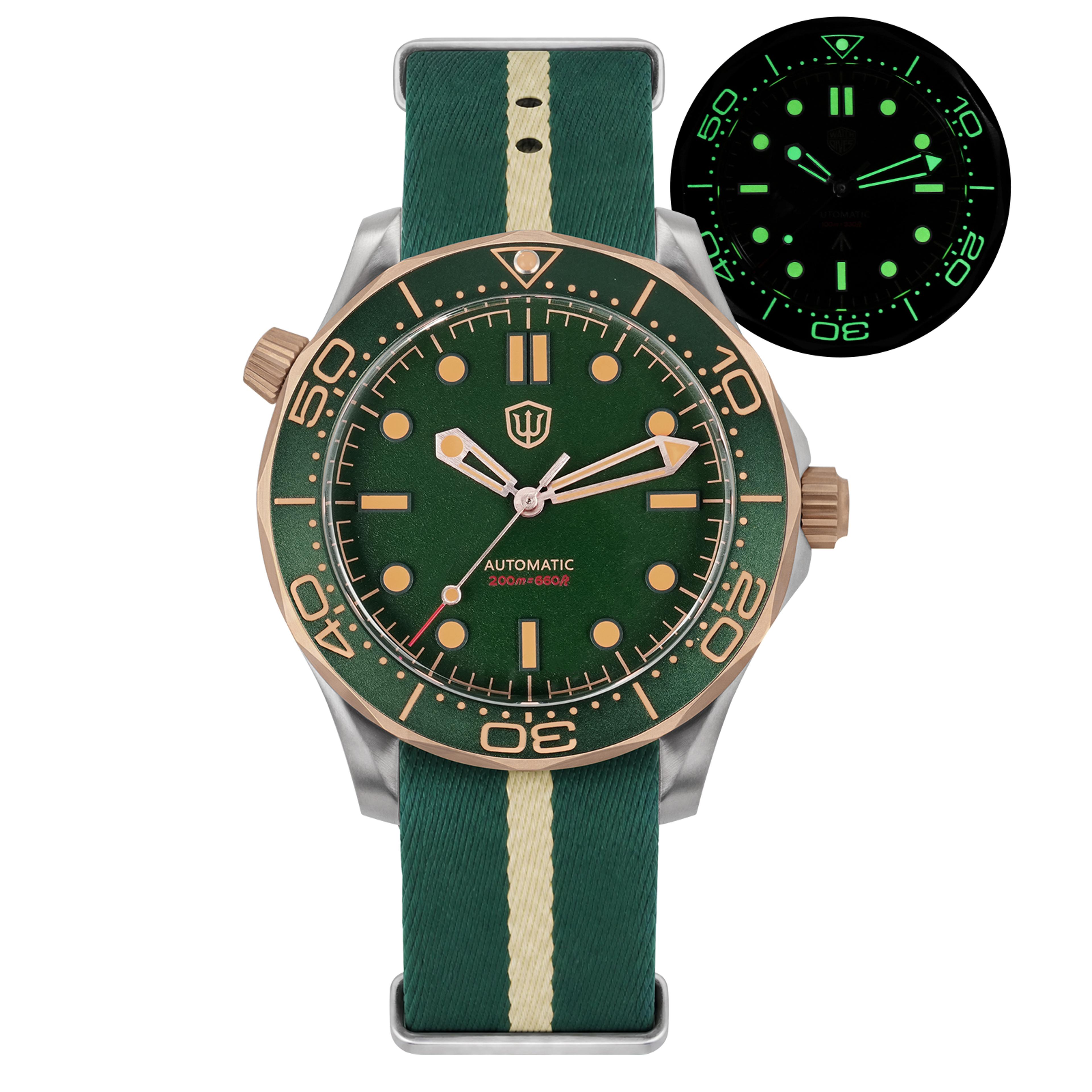 V4 Titanium Automatic Dive Watch With Sapphire Crystal 0