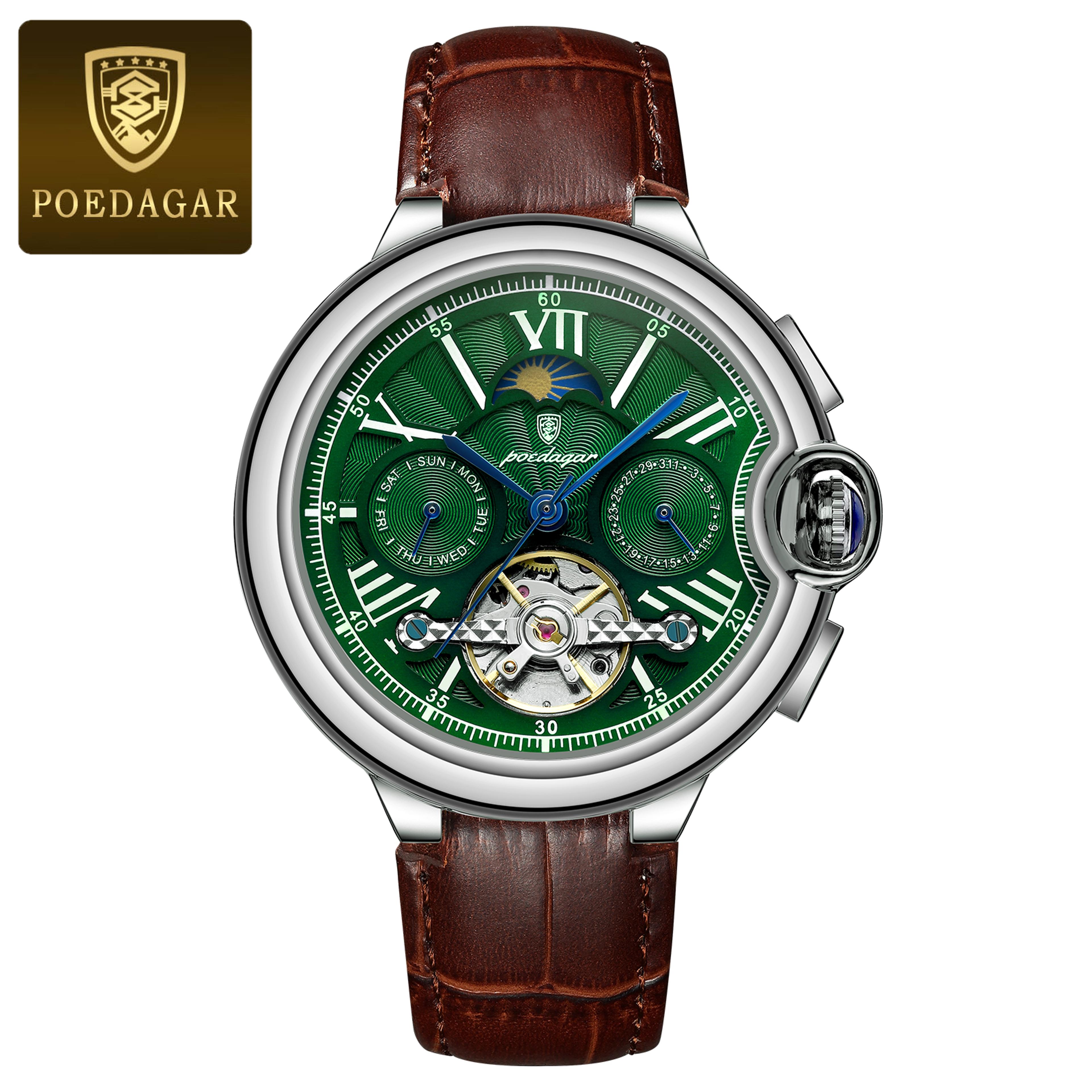 Luxury Automatic Mechanical Tourbillon Watch For Men 11