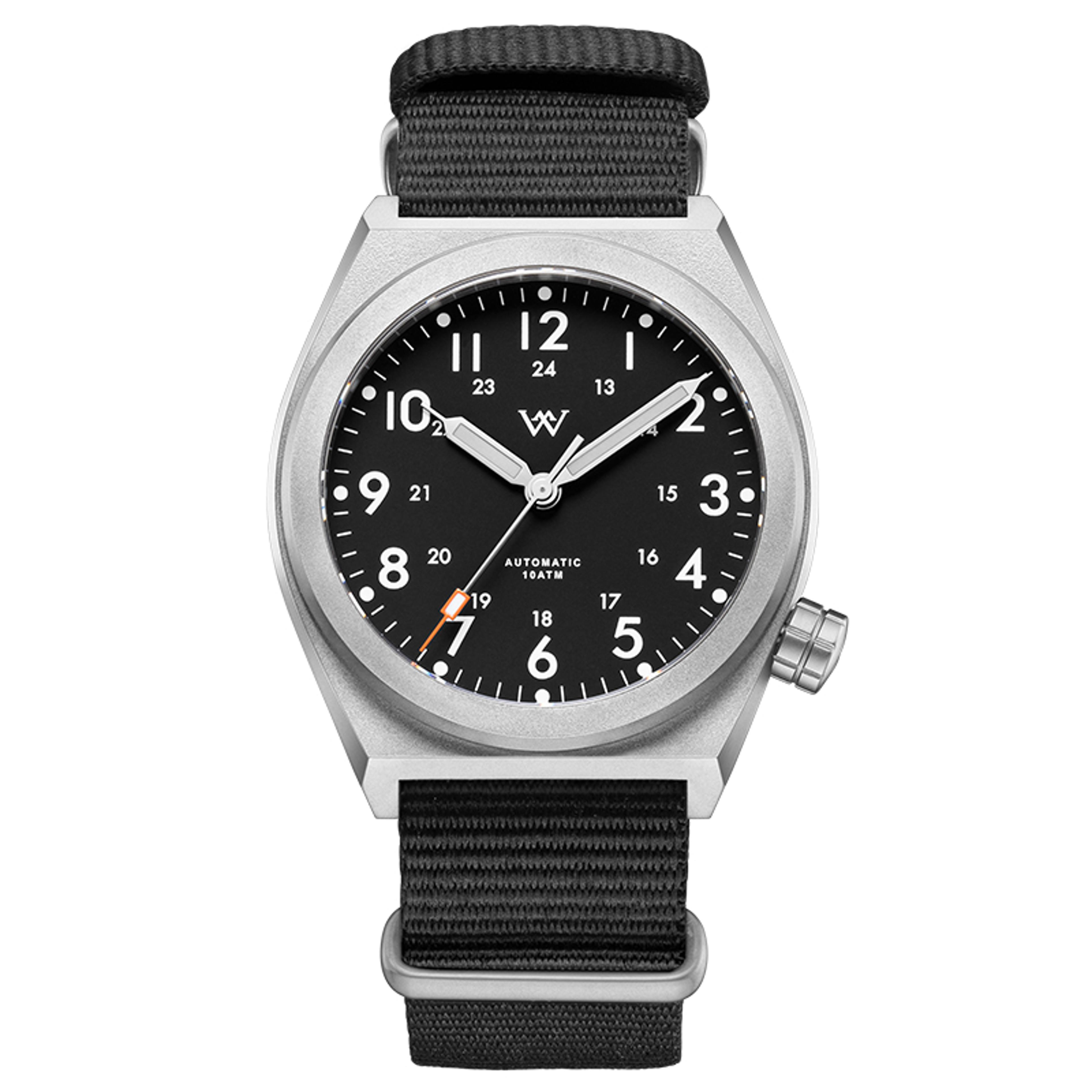 Pilot Automatic Watch Sapphire Crystal Water Resistant 6