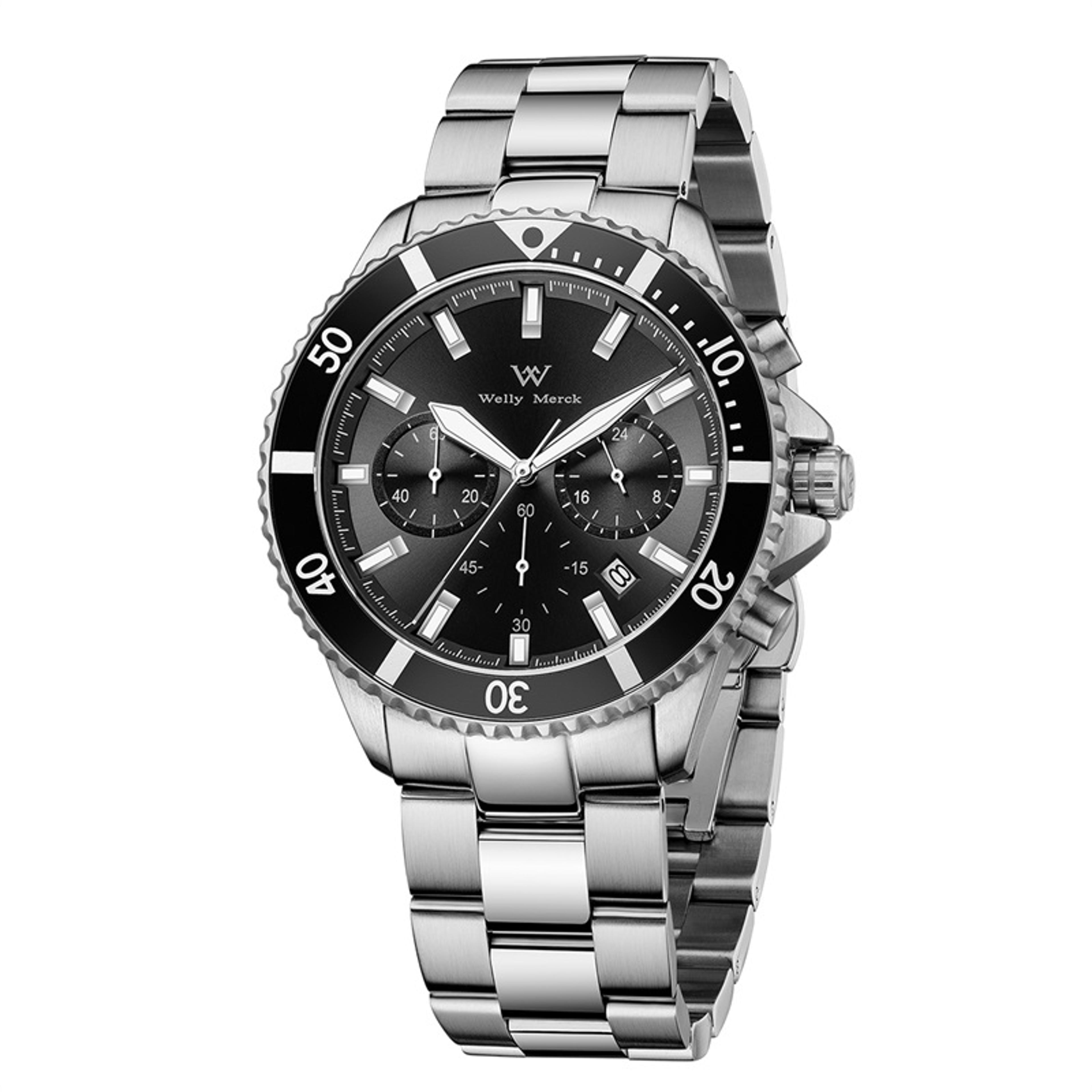 mens quartz watch water resistant sapphire crystal
