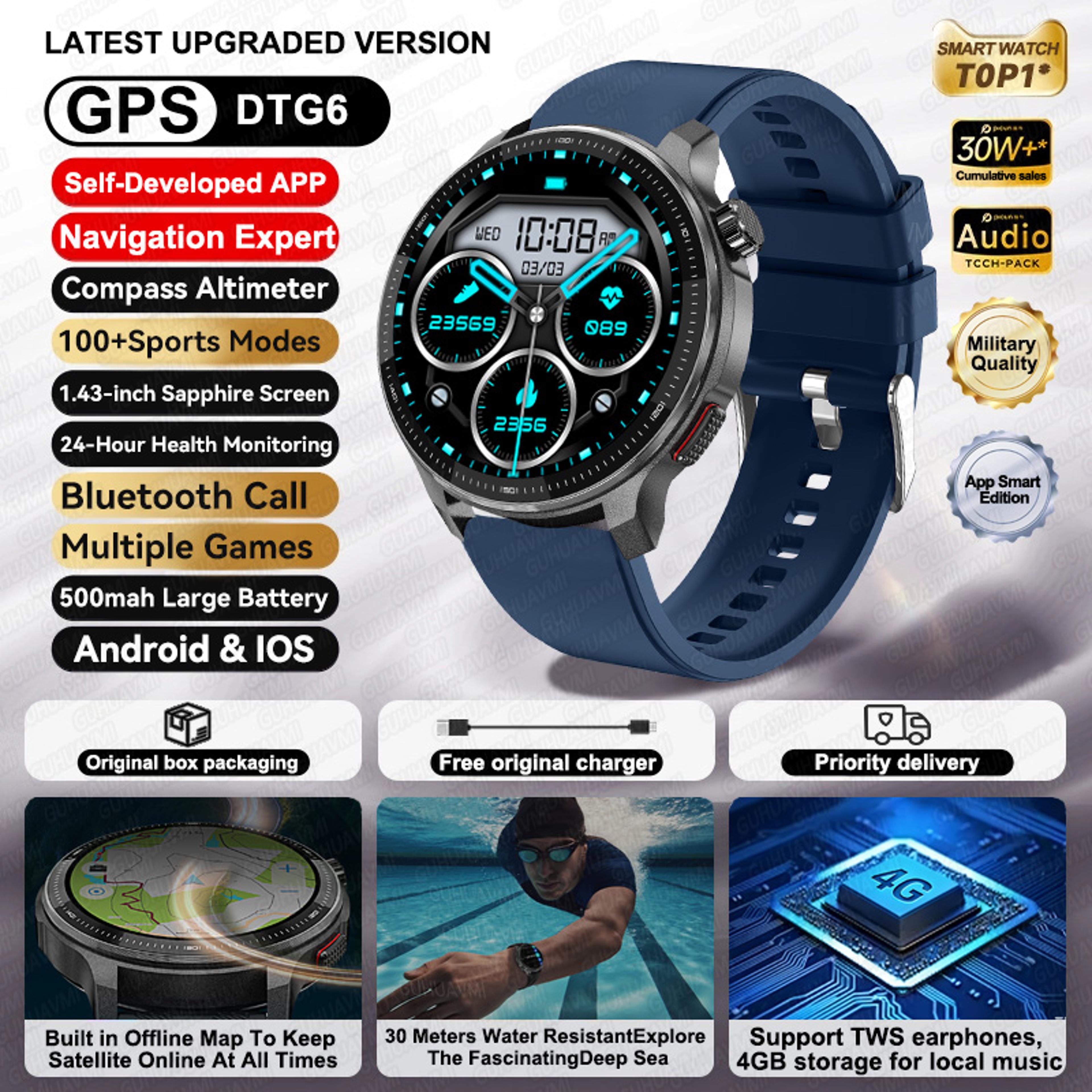 AdventurePro GPS Smart Watch With Offline Maps Storage And AMOLED Display 15