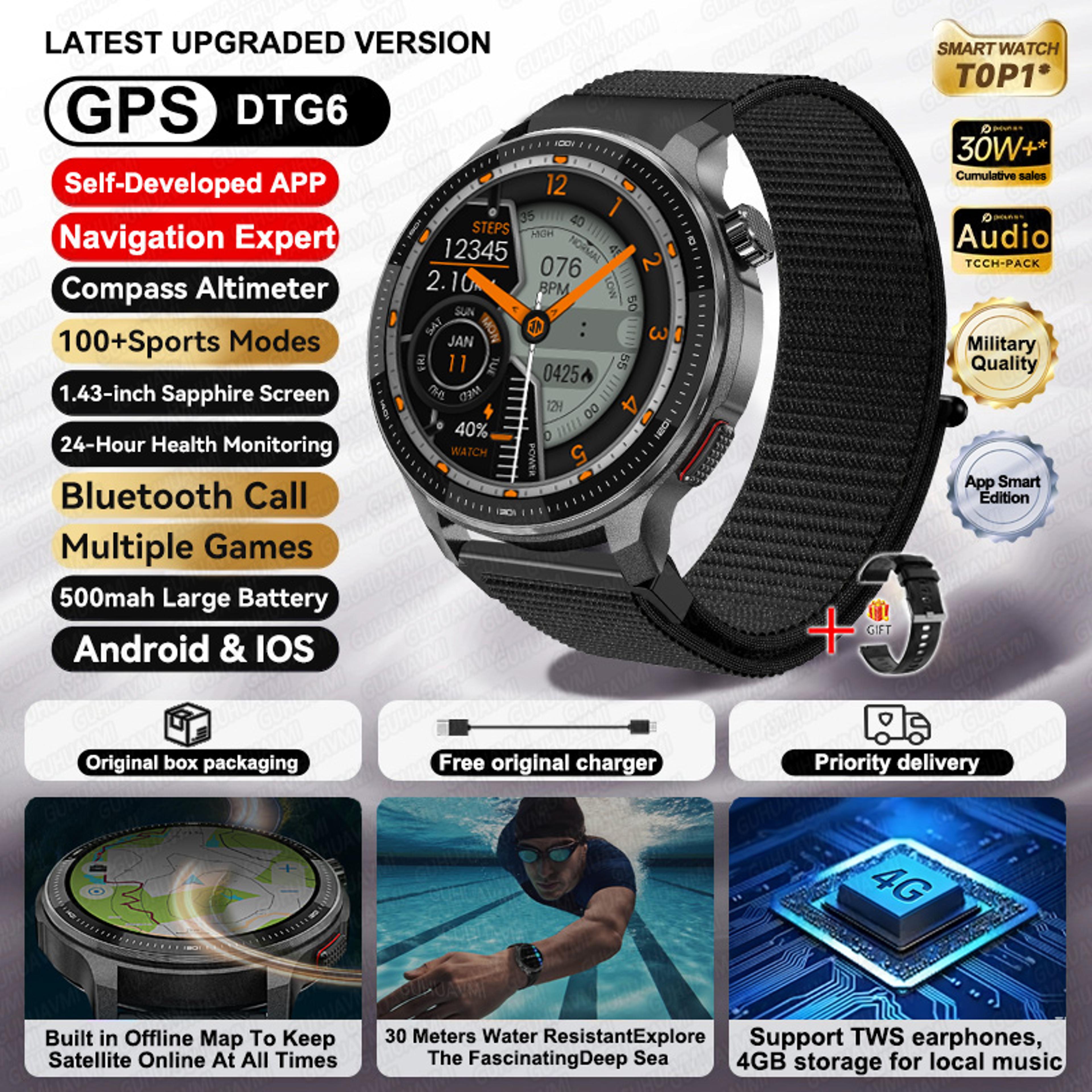 AdventurePro GPS Smart Watch With Offline Maps Storage And AMOLED Display 14