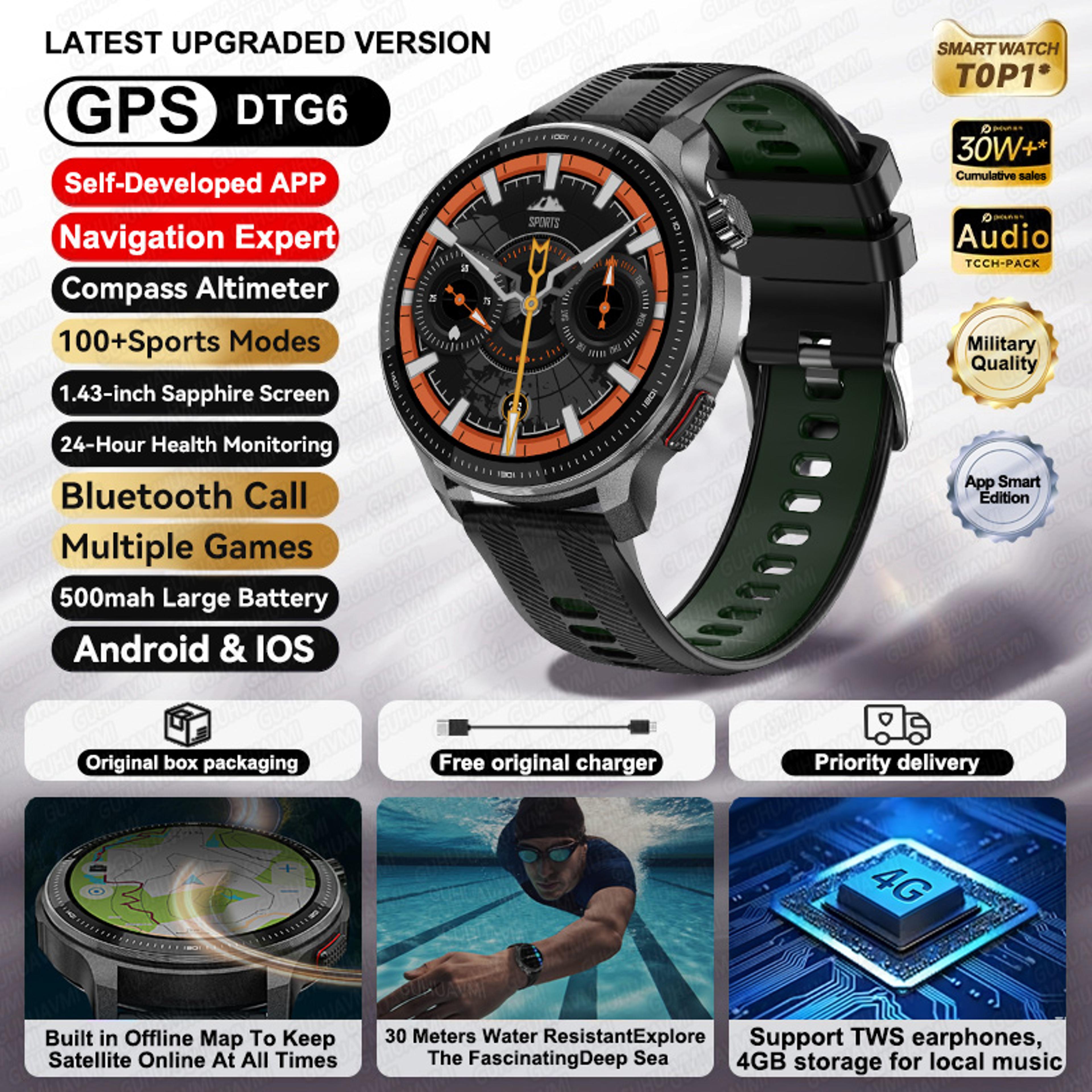 AdventurePro GPS Smart Watch With Offline Maps Storage And AMOLED Display 17