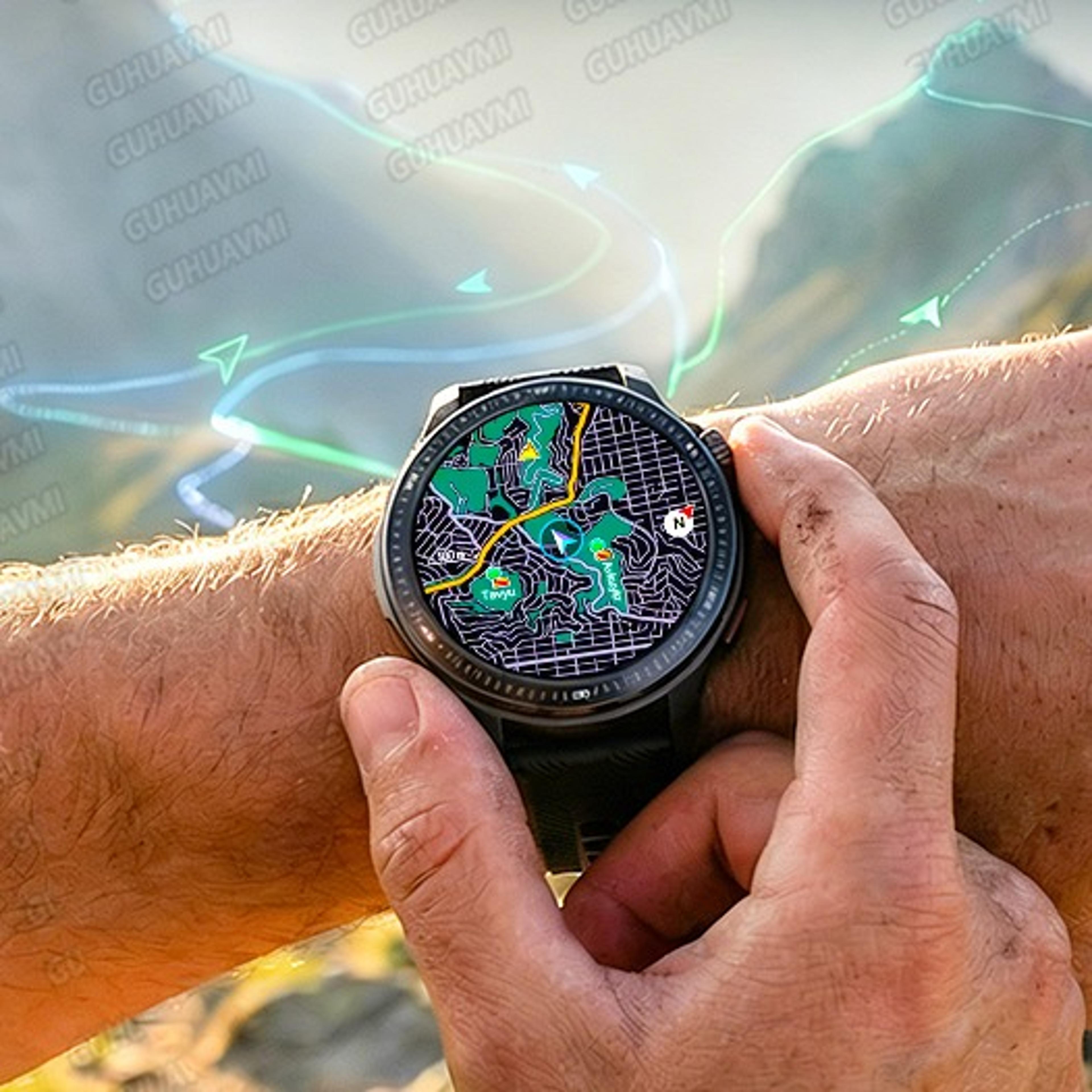 2026NEW GPS Offline Maps Sport Smart Watch Men 4GB Memory Music Video Player AMOLED 3D Menu Style Sw