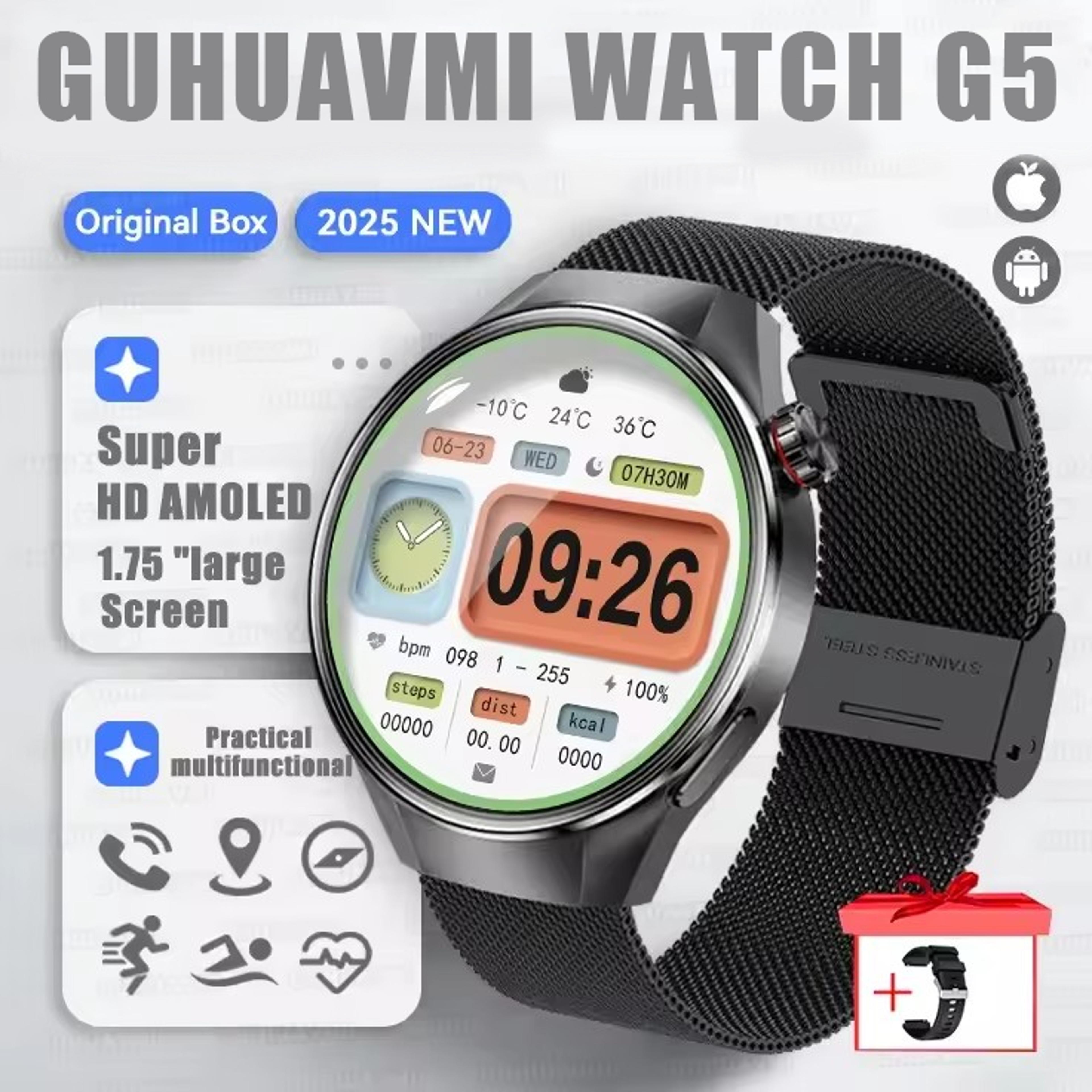GPS Smart Watch For Men With AMOLED Display Bluetooth Calling And IP68 Waterproofing 11