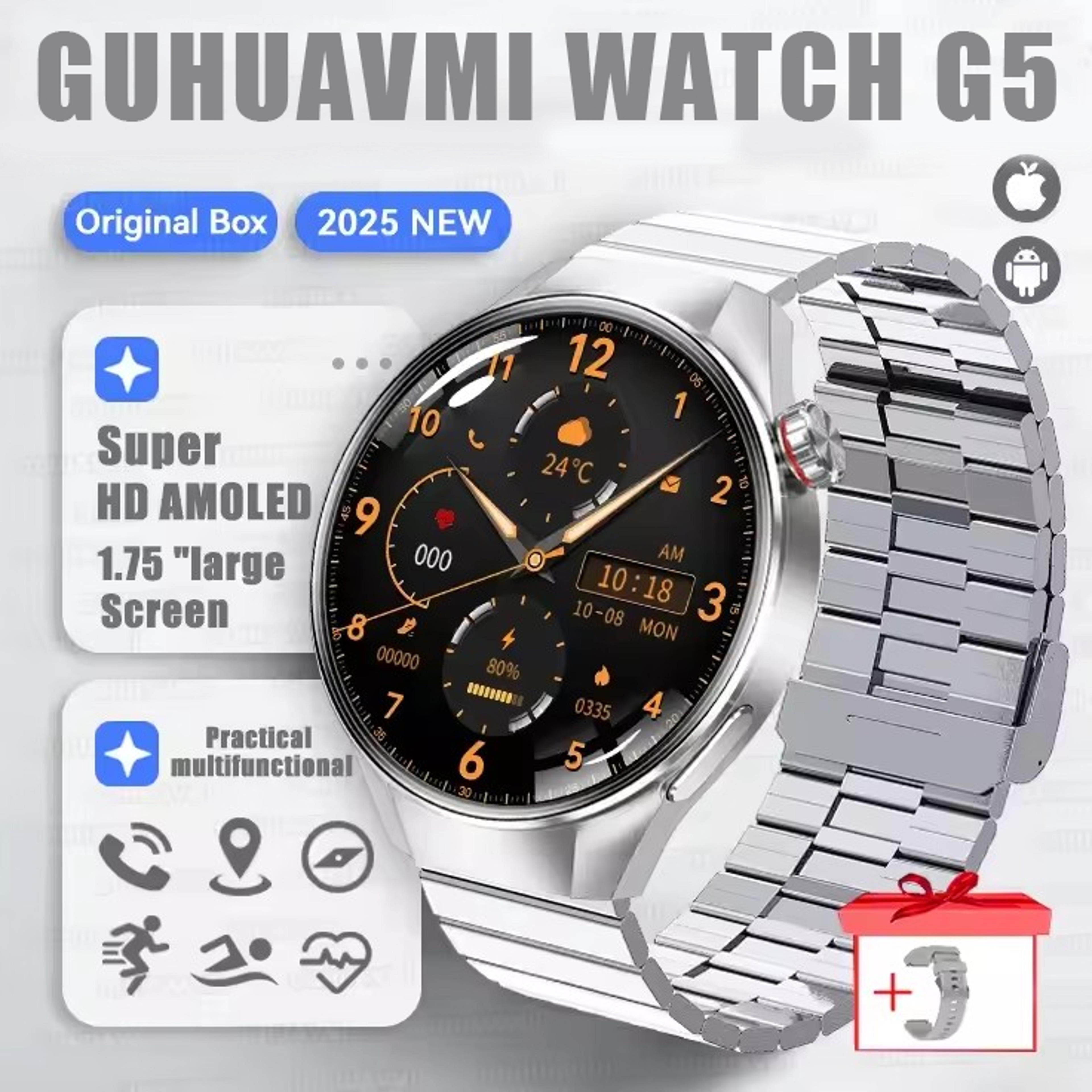 GPS Smart Watch For Men With AMOLED Display Bluetooth Calling And IP68 Waterproofing 21