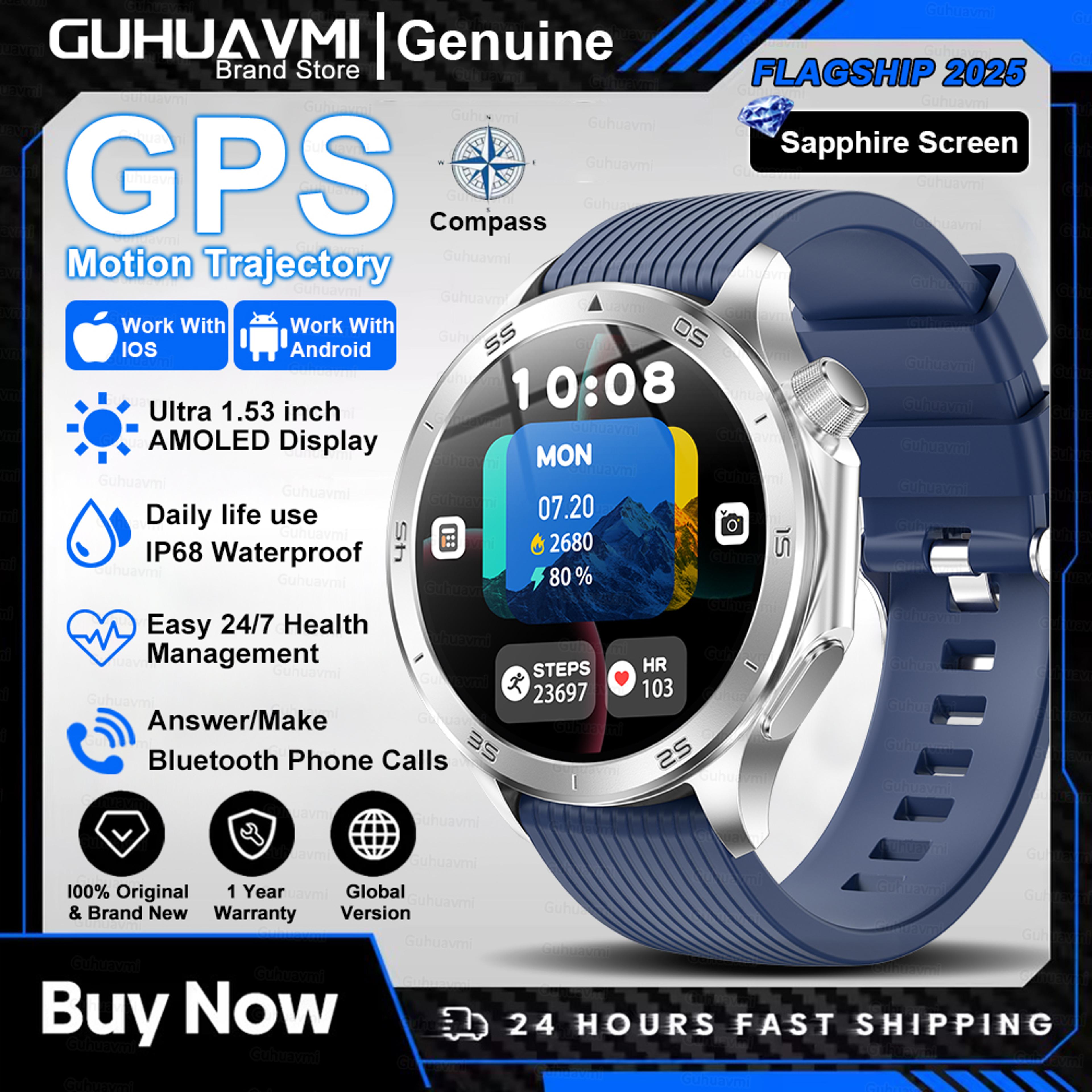 AMOLED Smartwatch With GPS Heart Rate Tracking And Bluetooth Calling 10