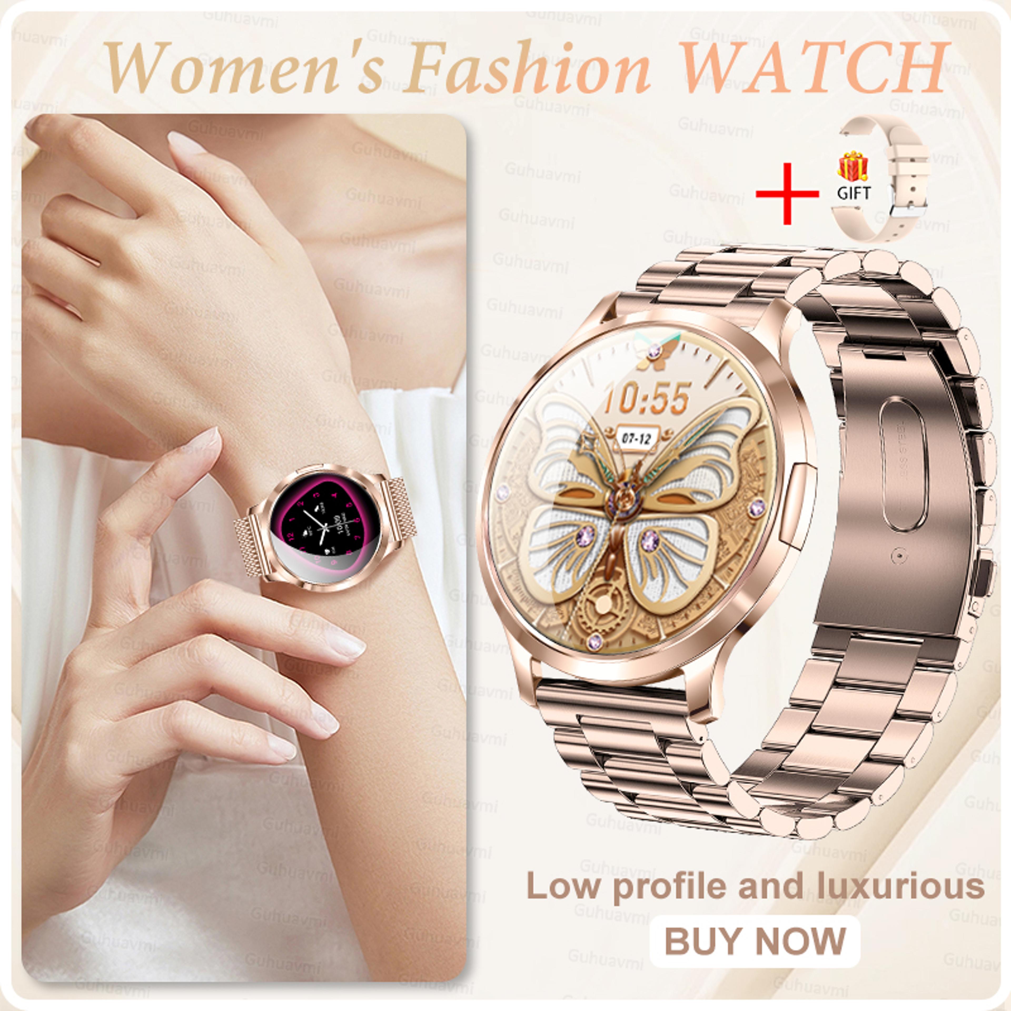 Ultra Thin Smart Watch For Women With AMOLED Display Bluetooth Calling And Fitness Tracking 18