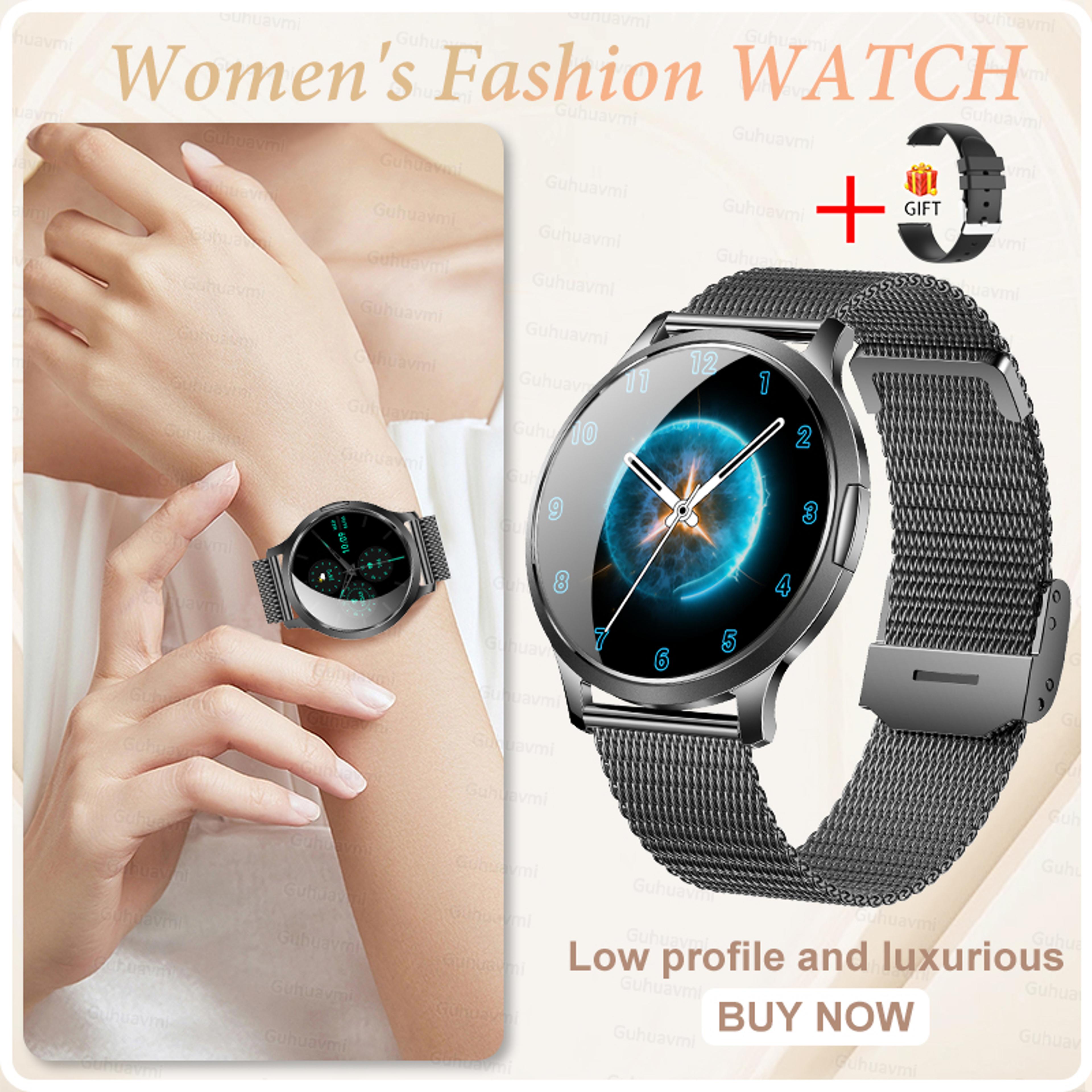 Ultra Thin Smart Watch For Women With AMOLED Display Bluetooth Calling And Fitness Tracking 21
