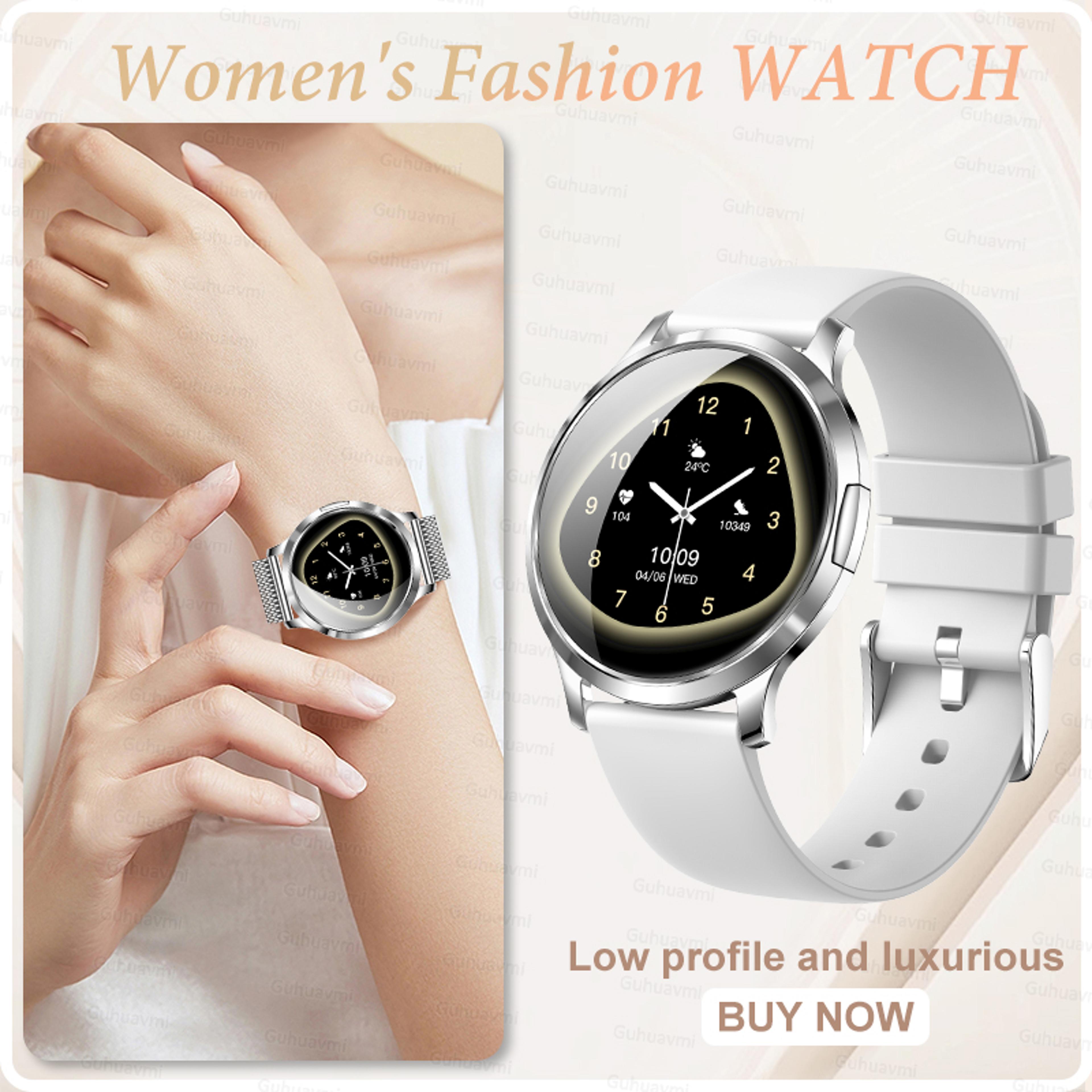 Ultra Thin Smart Watch For Women With AMOLED Display Bluetooth Calling And Fitness Tracking 26