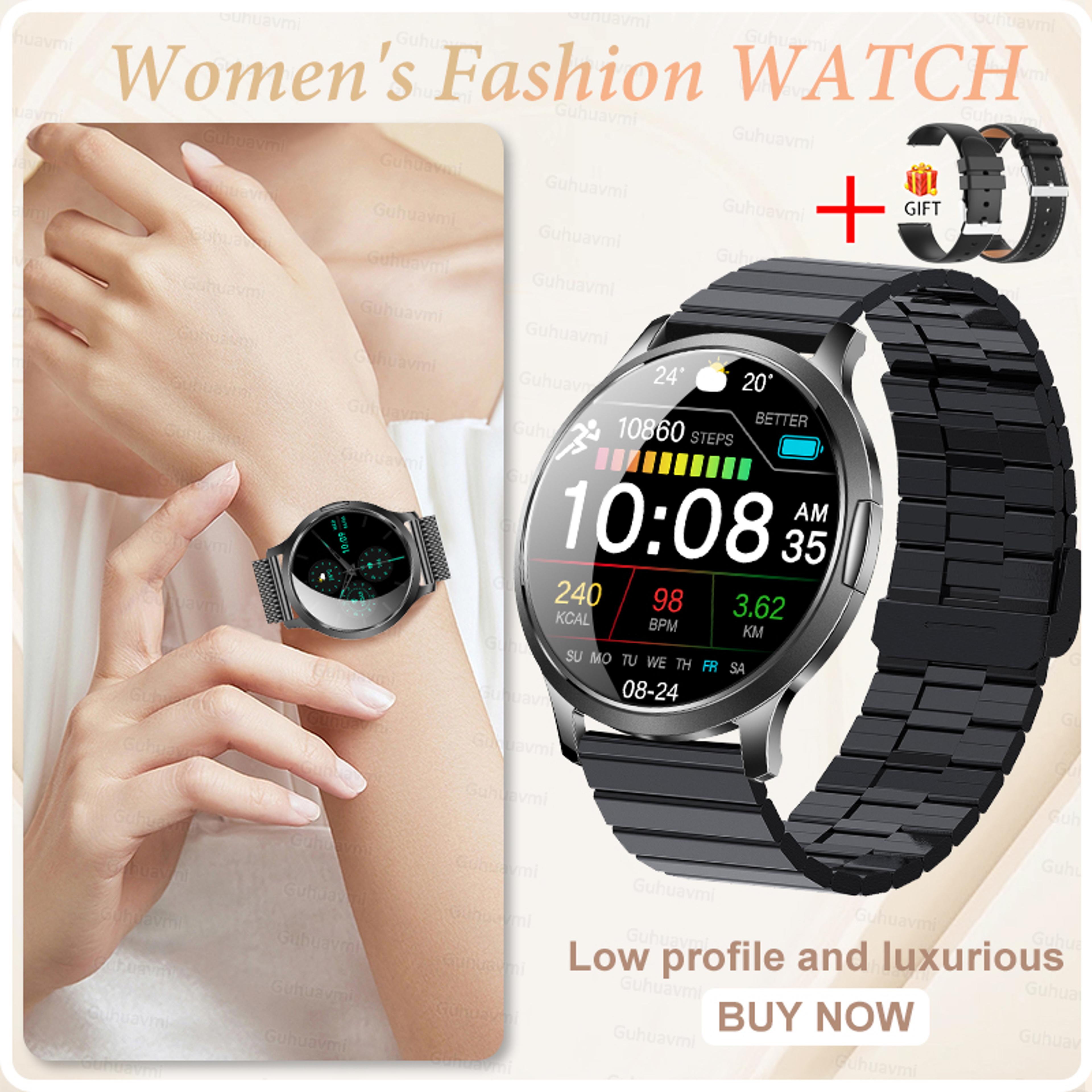 Ultra Thin Smart Watch For Women With AMOLED Display Bluetooth Calling And Fitness Tracking 29
