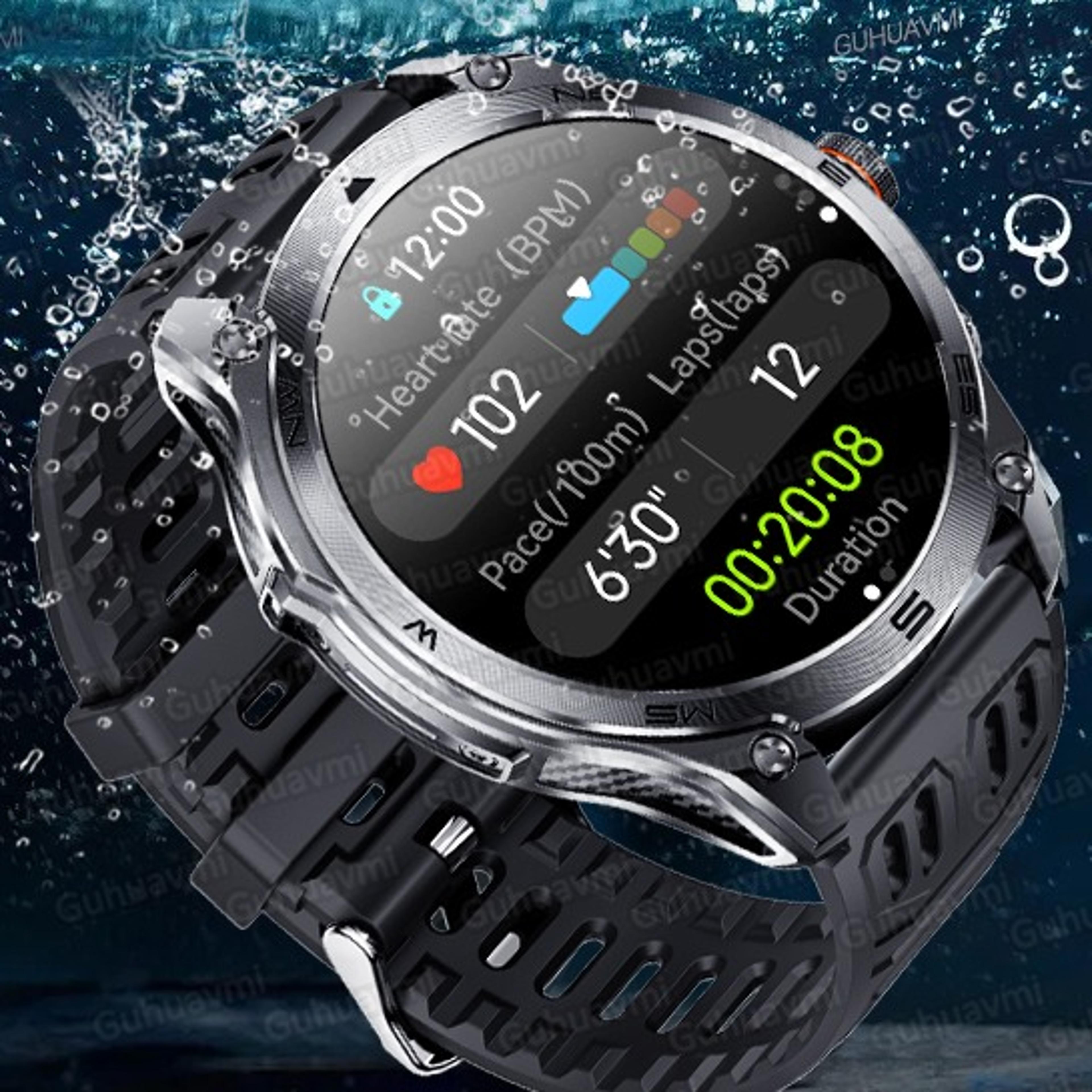 amoled smart watch for men waterproof fitness watch