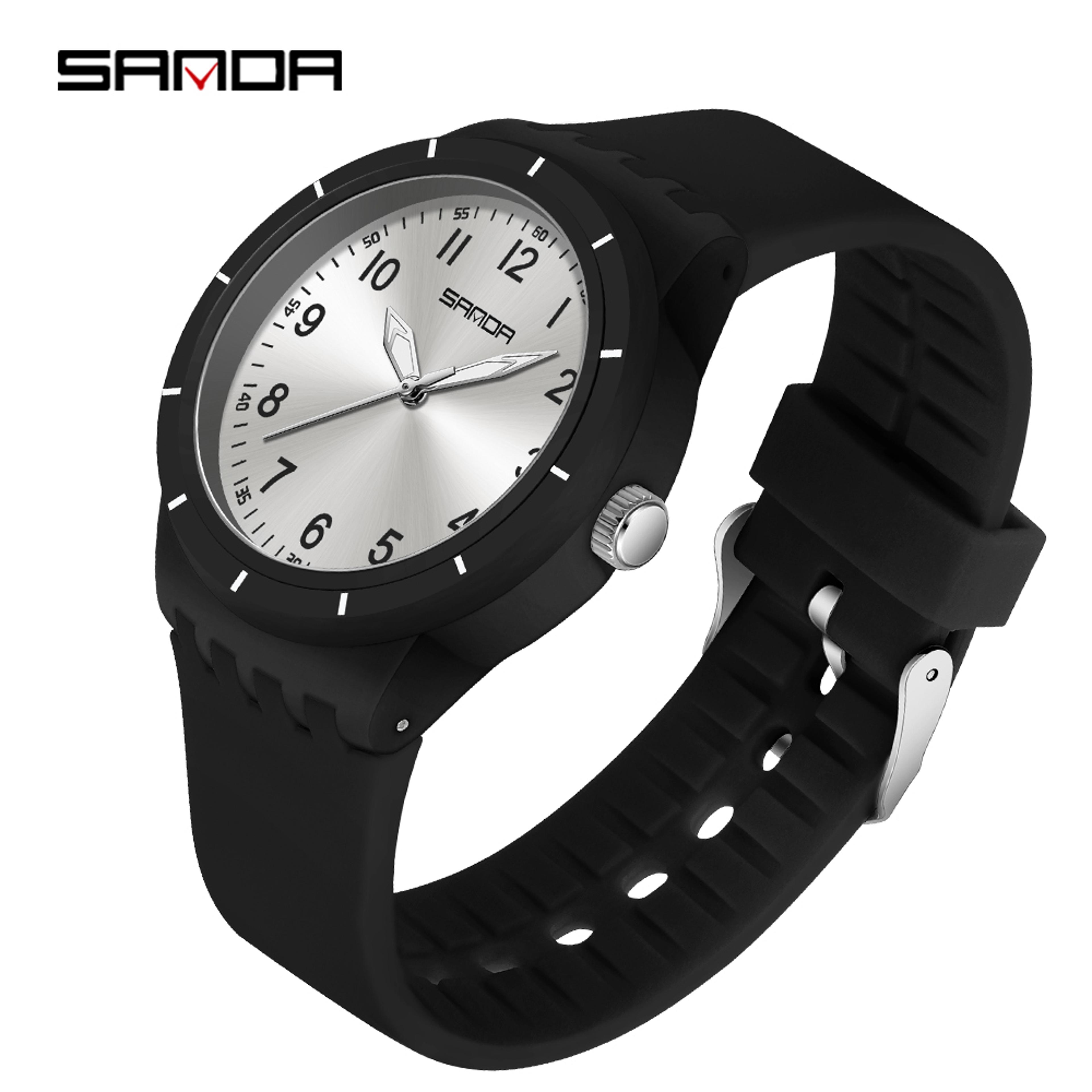 Waterproof Quartz Watch With Luminous Dial And Silicone Strap For Students 7