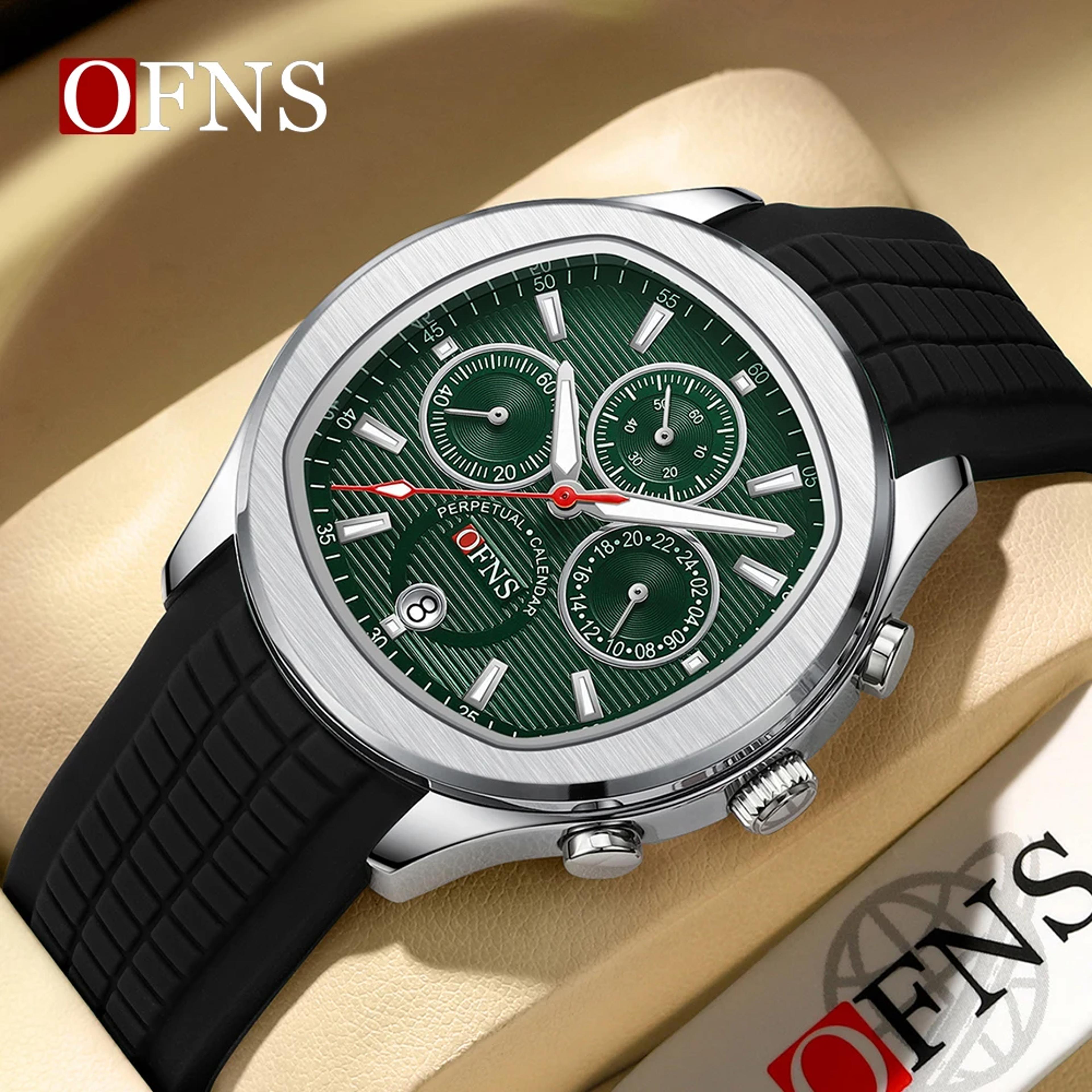 Mens Quartz Watch Waterproof Luminous Chronograph 3