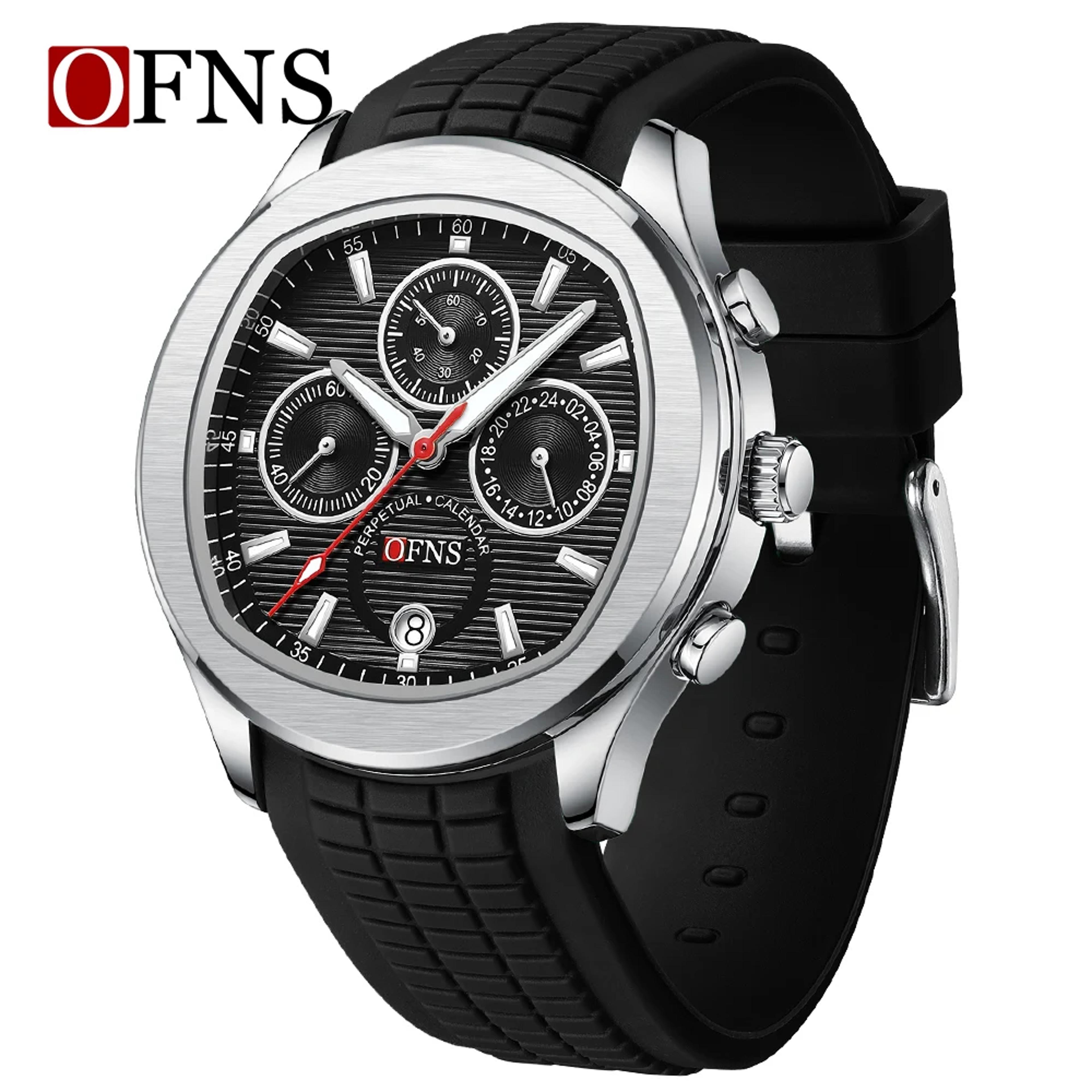 Mens Quartz Watch Waterproof Luminous Chronograph 9