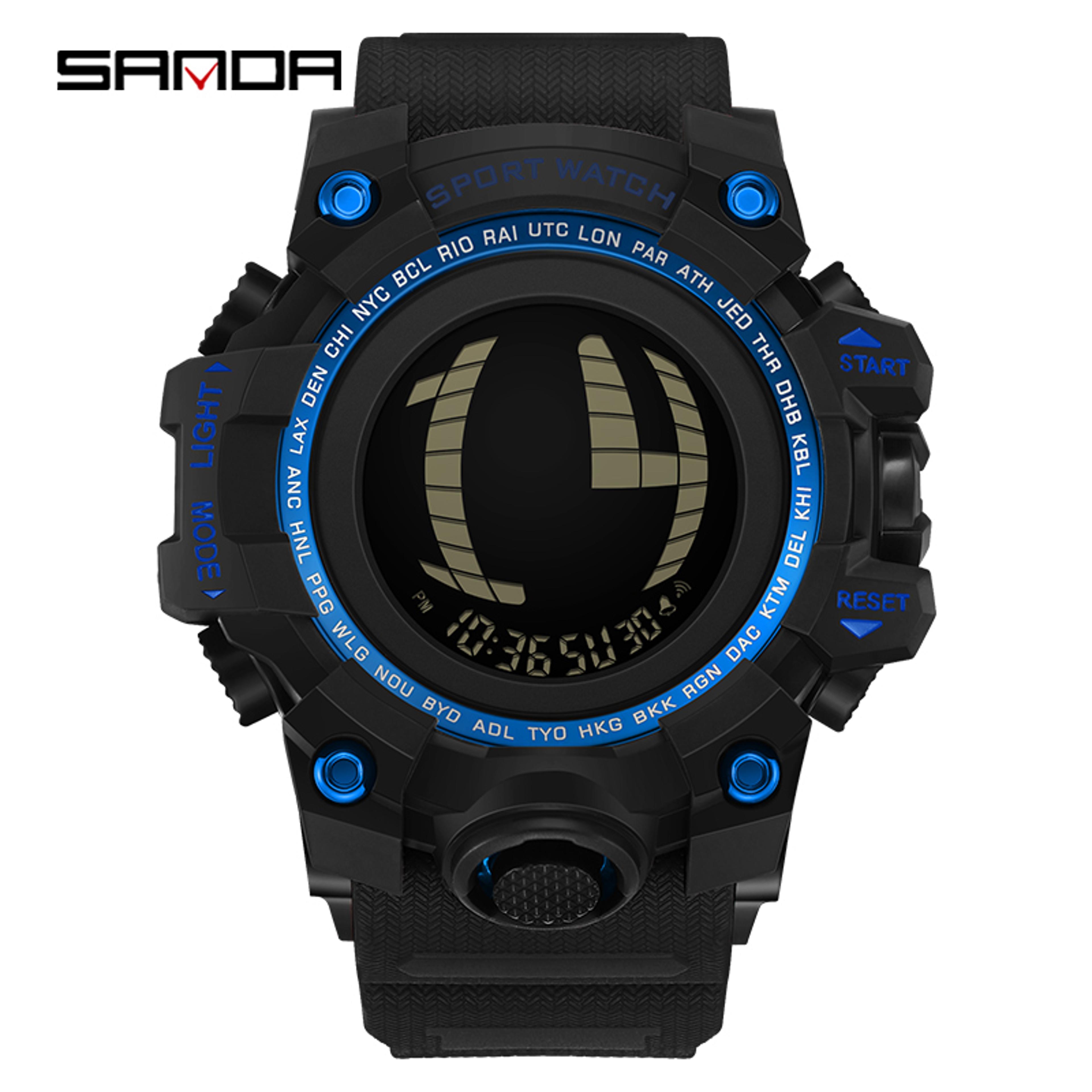 Waterproof Digital Watch With Countdown Timer And LED Sports Display 9