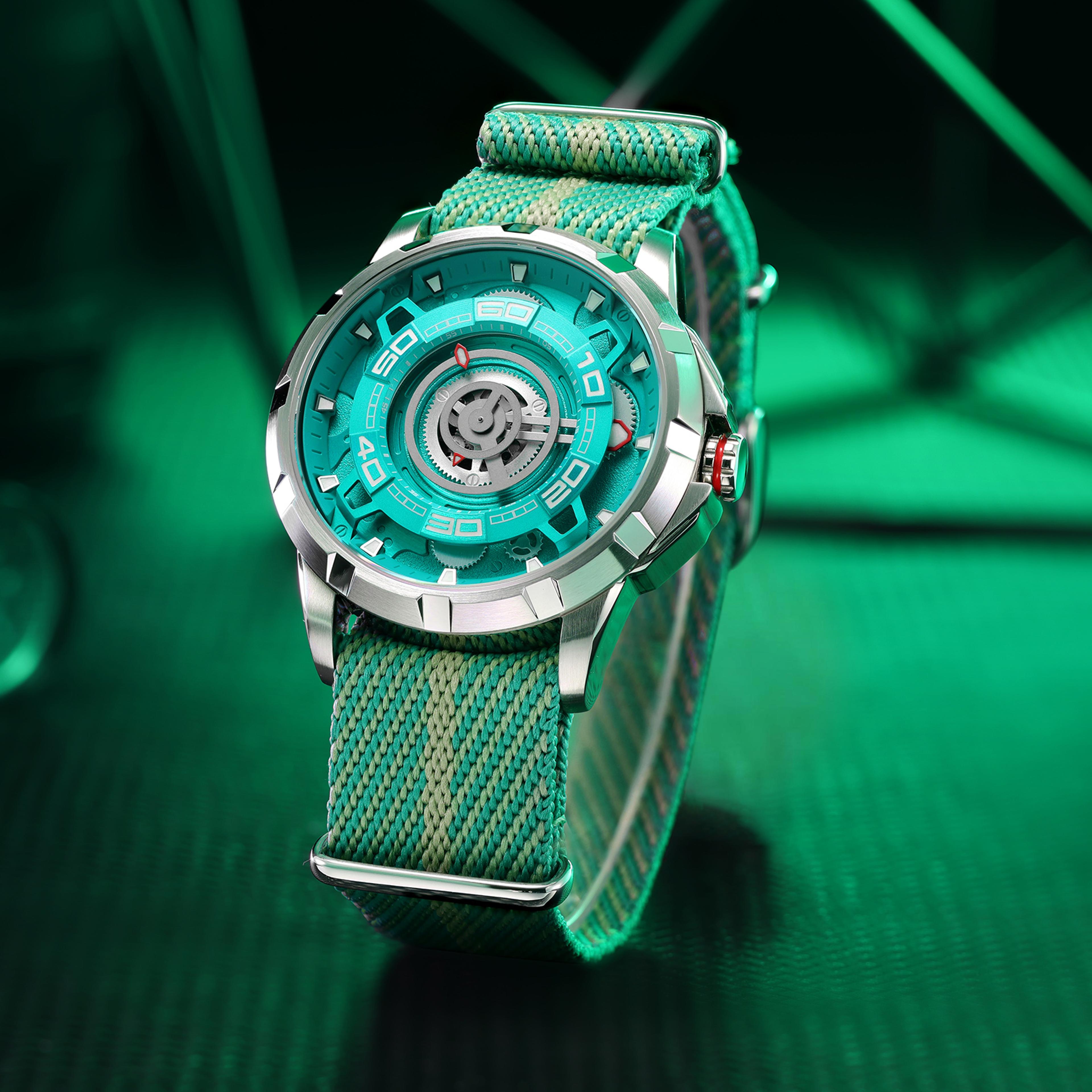 Automatic Skeleton Watch For Men With Sapphire Crystal And Miyota 4