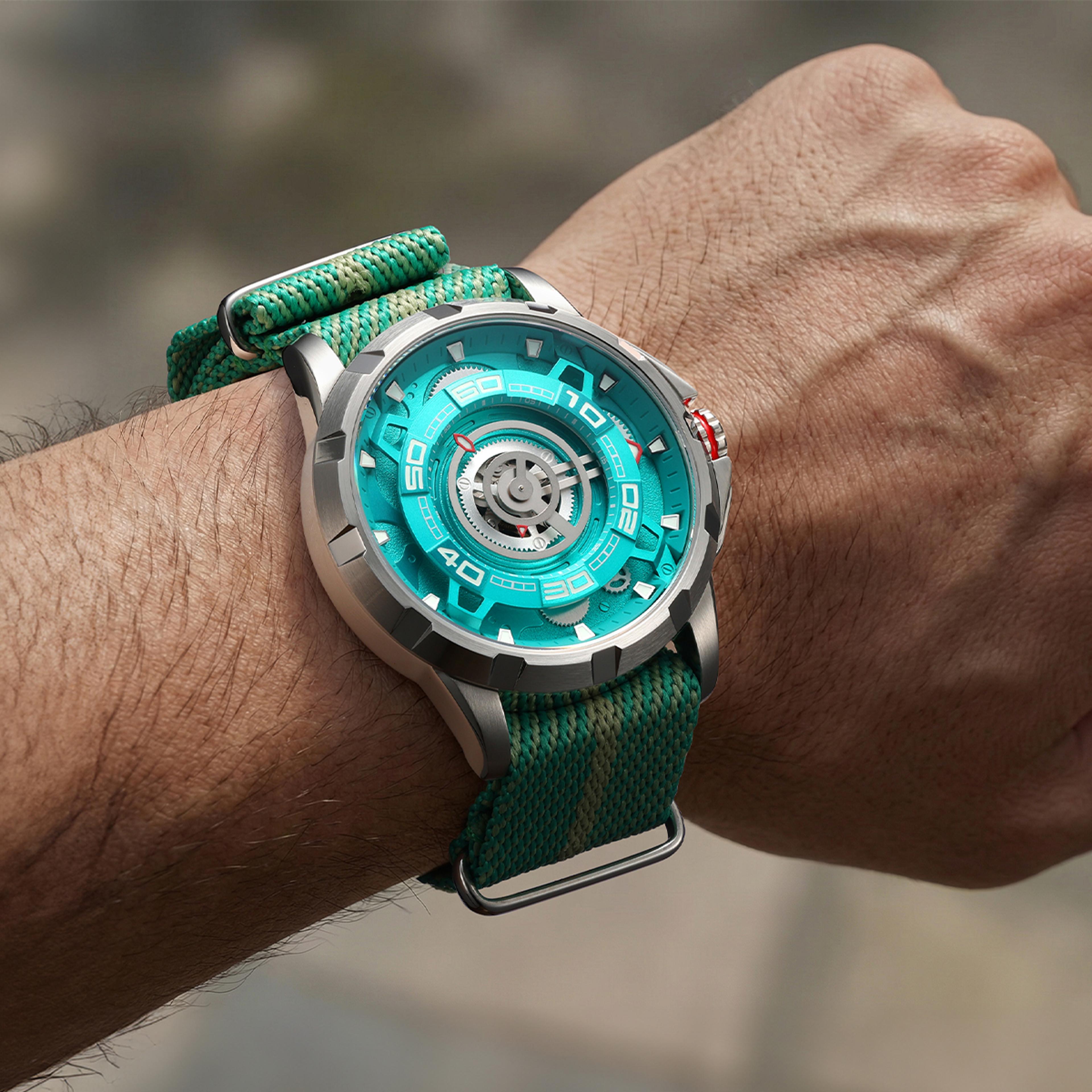 Automatic Skeleton Watch For Men With Sapphire Crystal And Miyota 5
