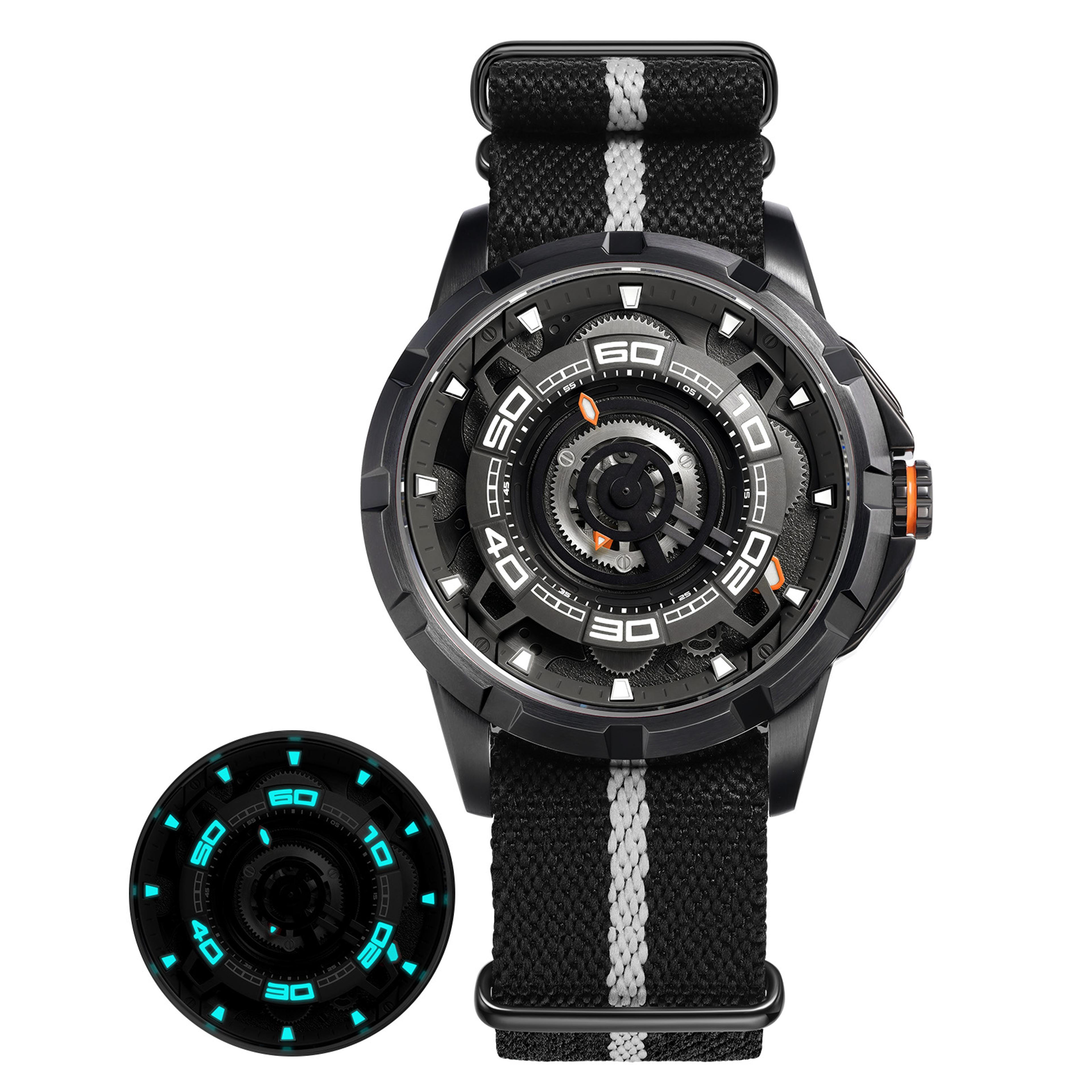 Automatic Skeleton Watch For Men With Sapphire Crystal And Miyota 8
