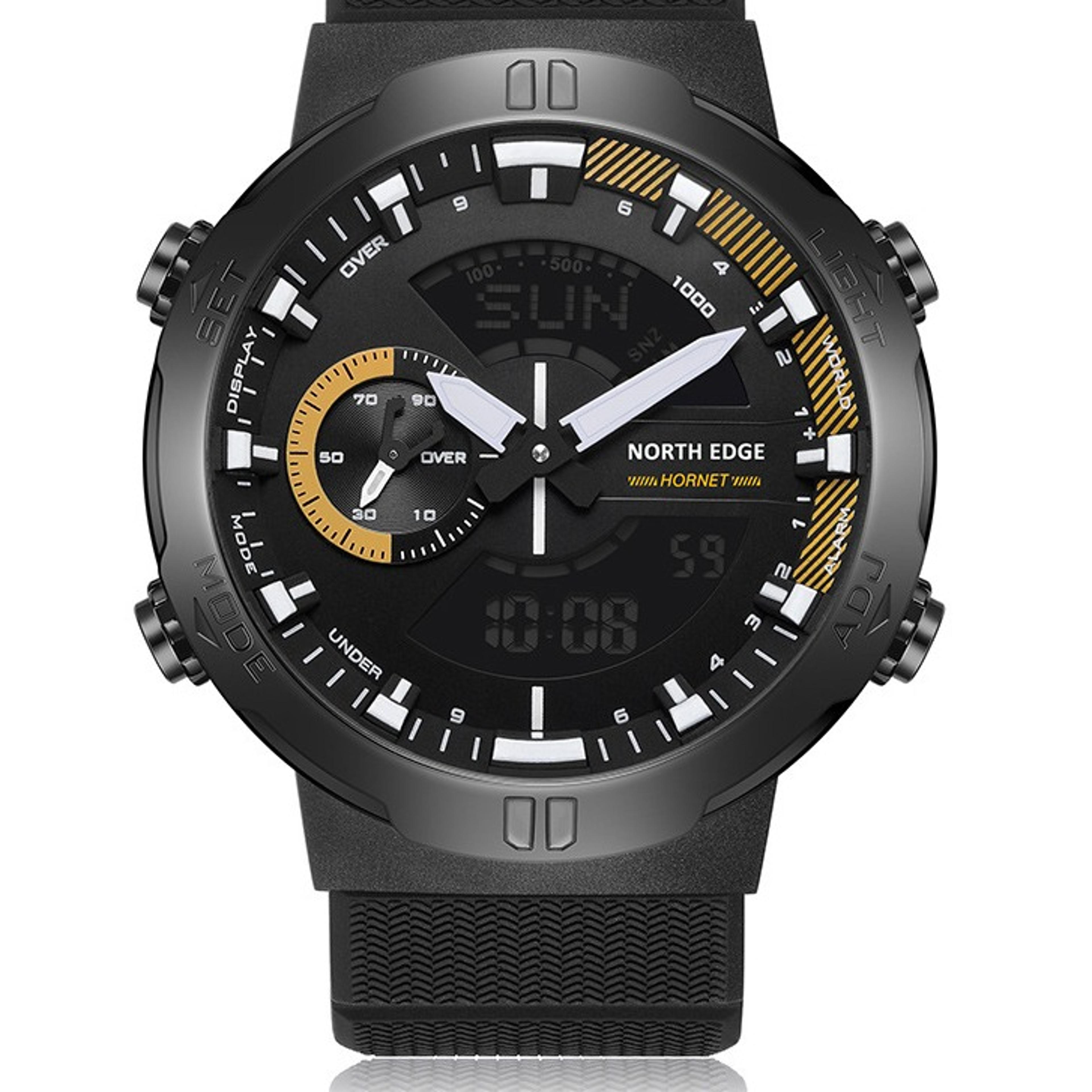 mens digital sports watch waterproof running cycling watch