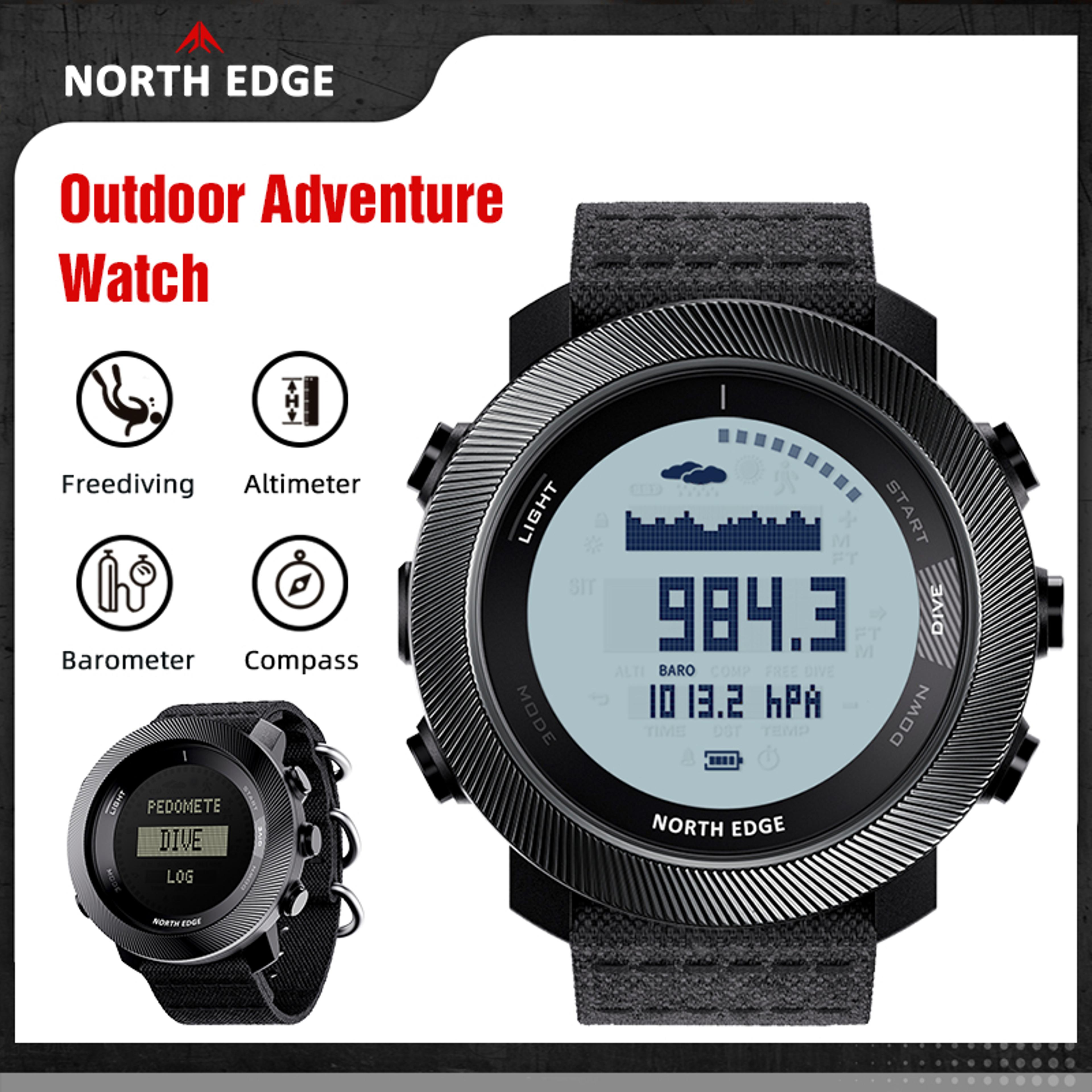 Freediving Watch Waterproof With Compass Altimeter And Barometer 2