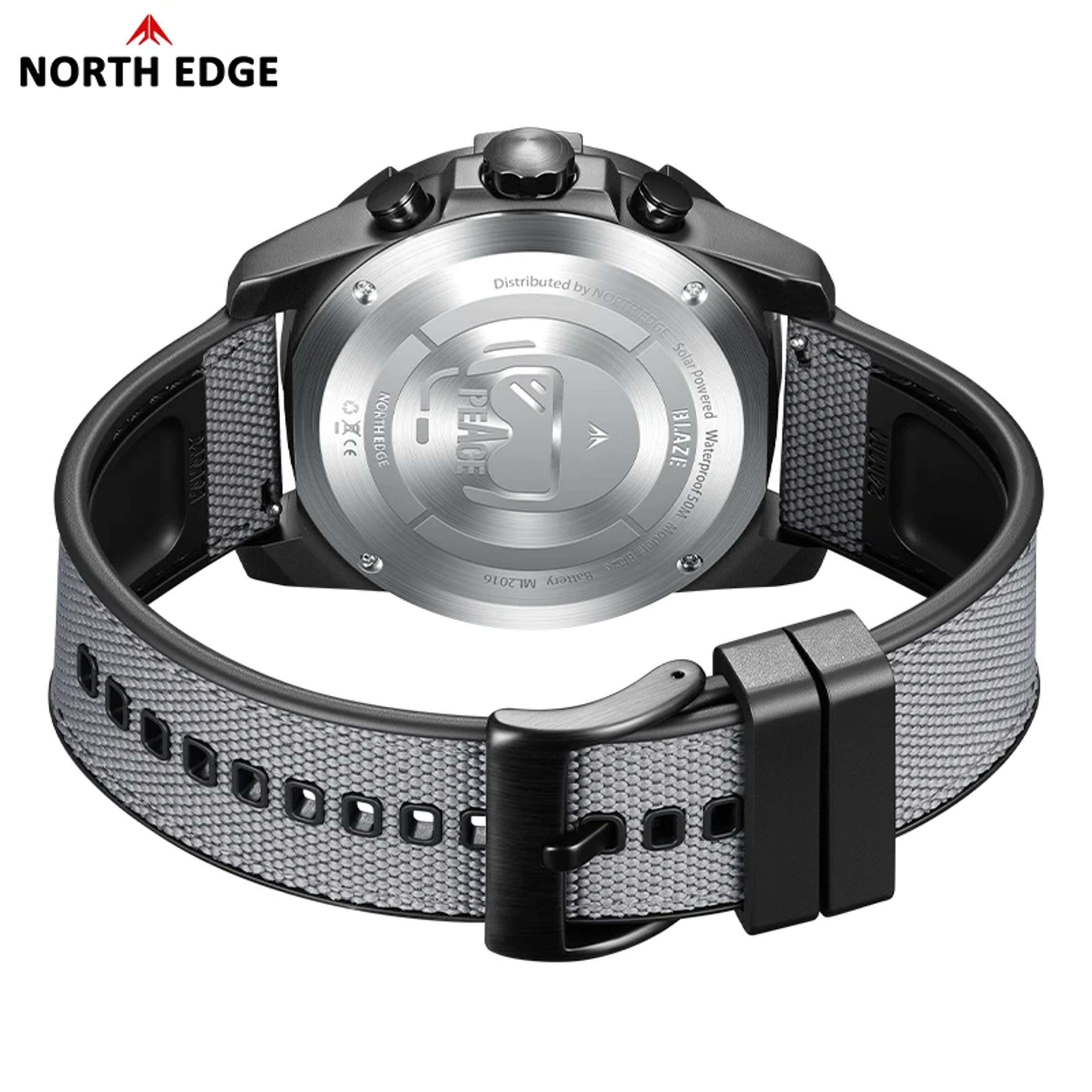 Solar Powered Watch For Men Waterproof Chronograph 2