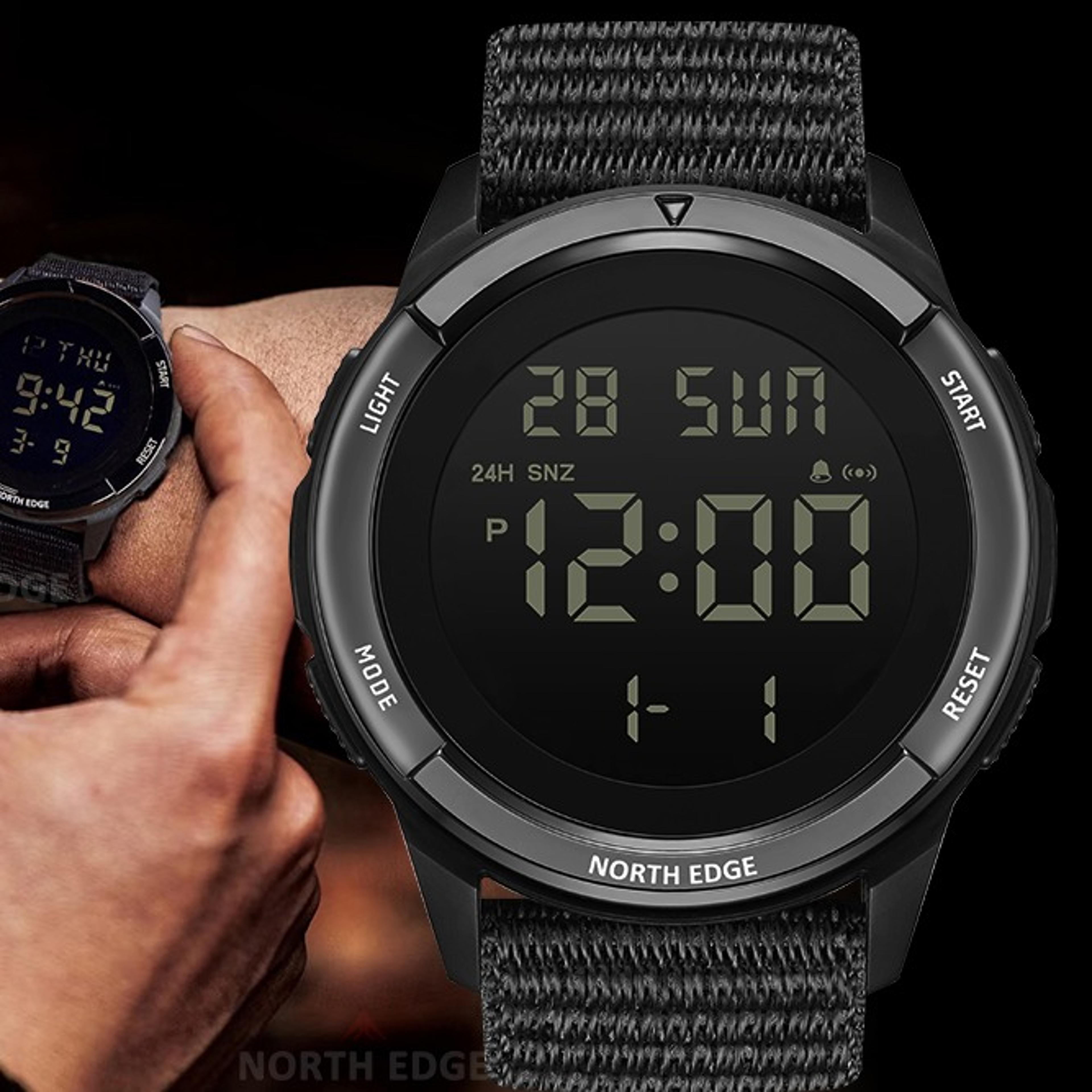 mens digital sports watch waterproof military outdoor watch
