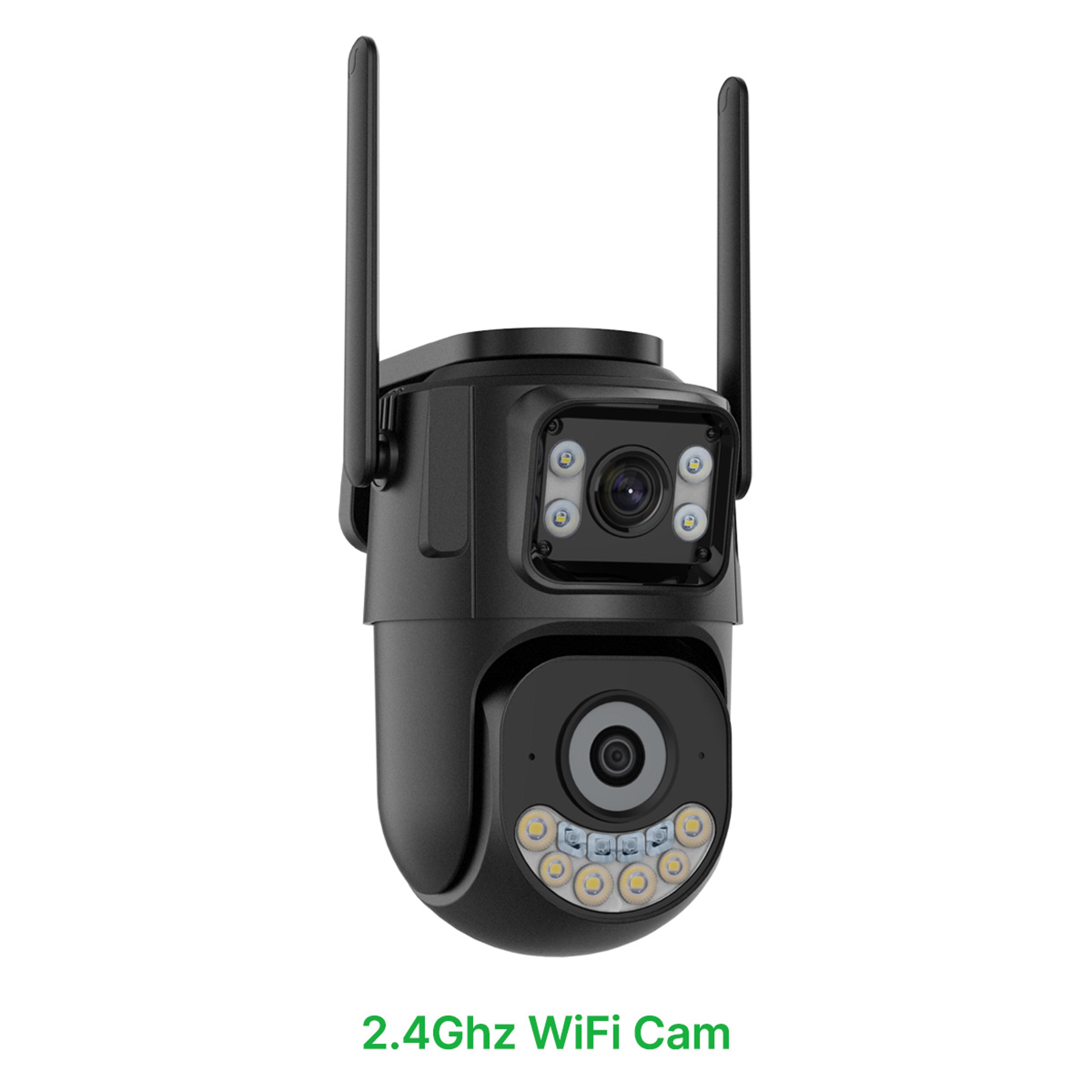 Dual Lens Outdoor Security Camera PTZ WiFi Auto Tracking 7