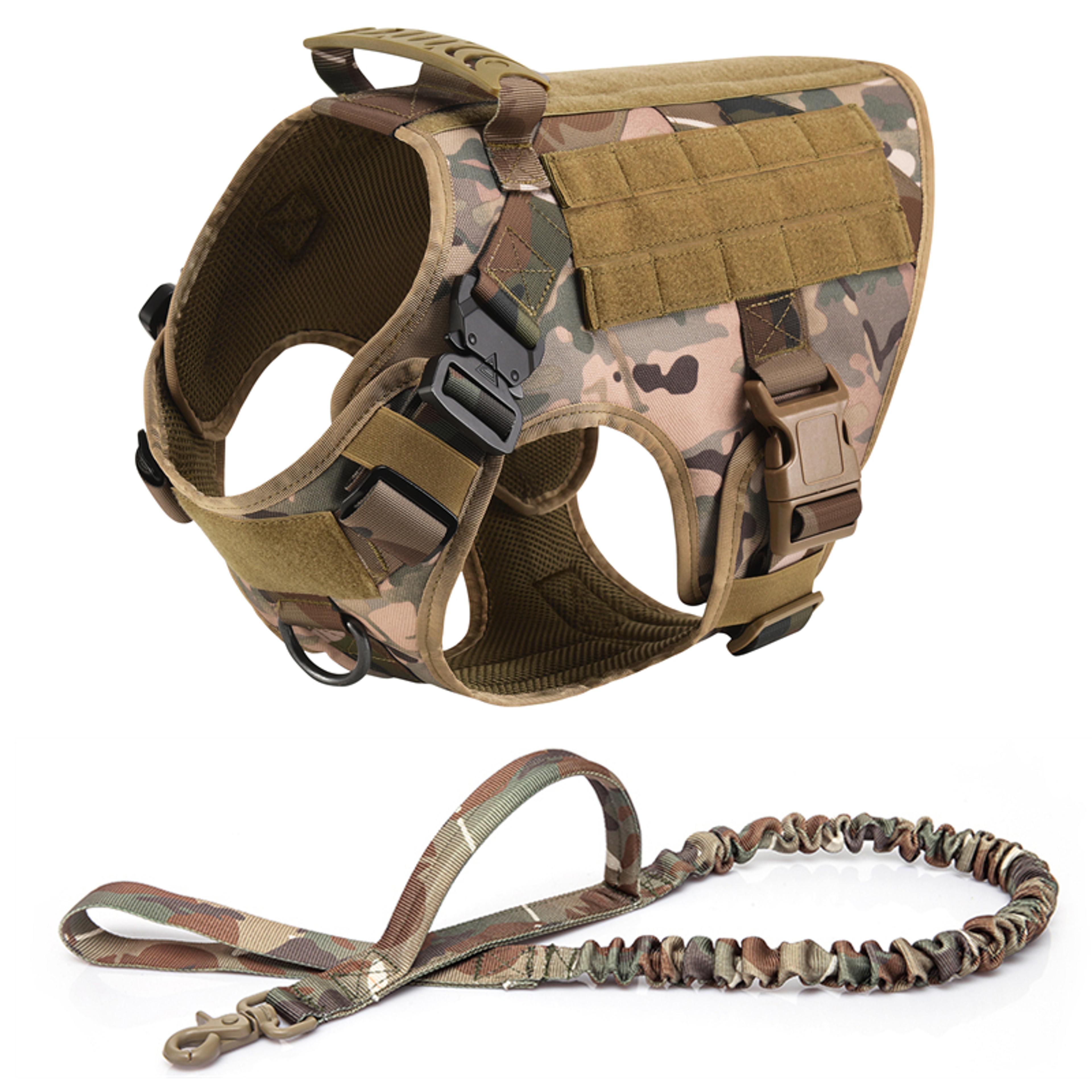 Tactical Dog Harness And Leash Set For Training Walking And Outdoor Adventures 14