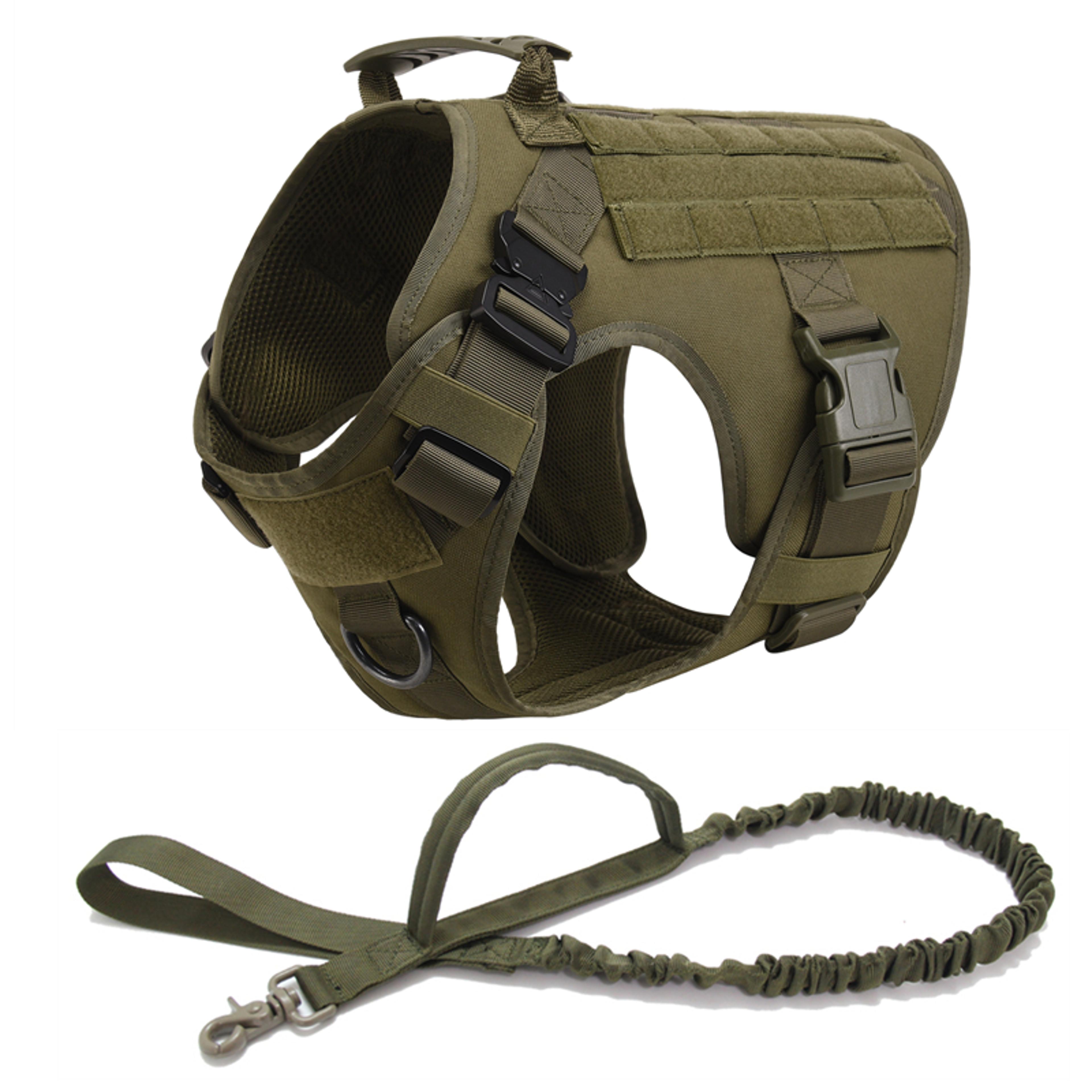 Tactical Dog Harness And Leash Set For Training Walking And Outdoor Adventures 17