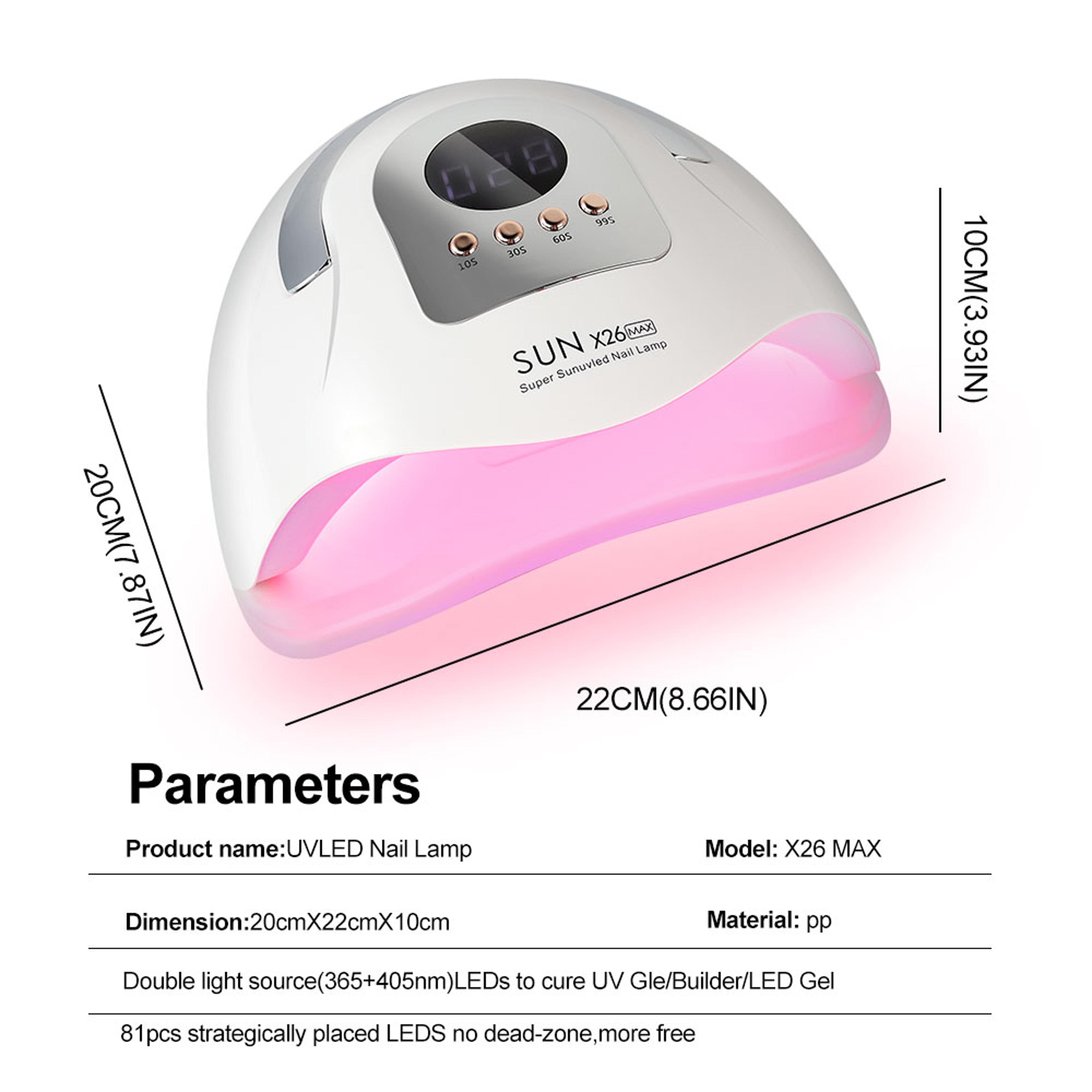 LED UV LED Nail Lamp Professional Gel Nail Dryer 6