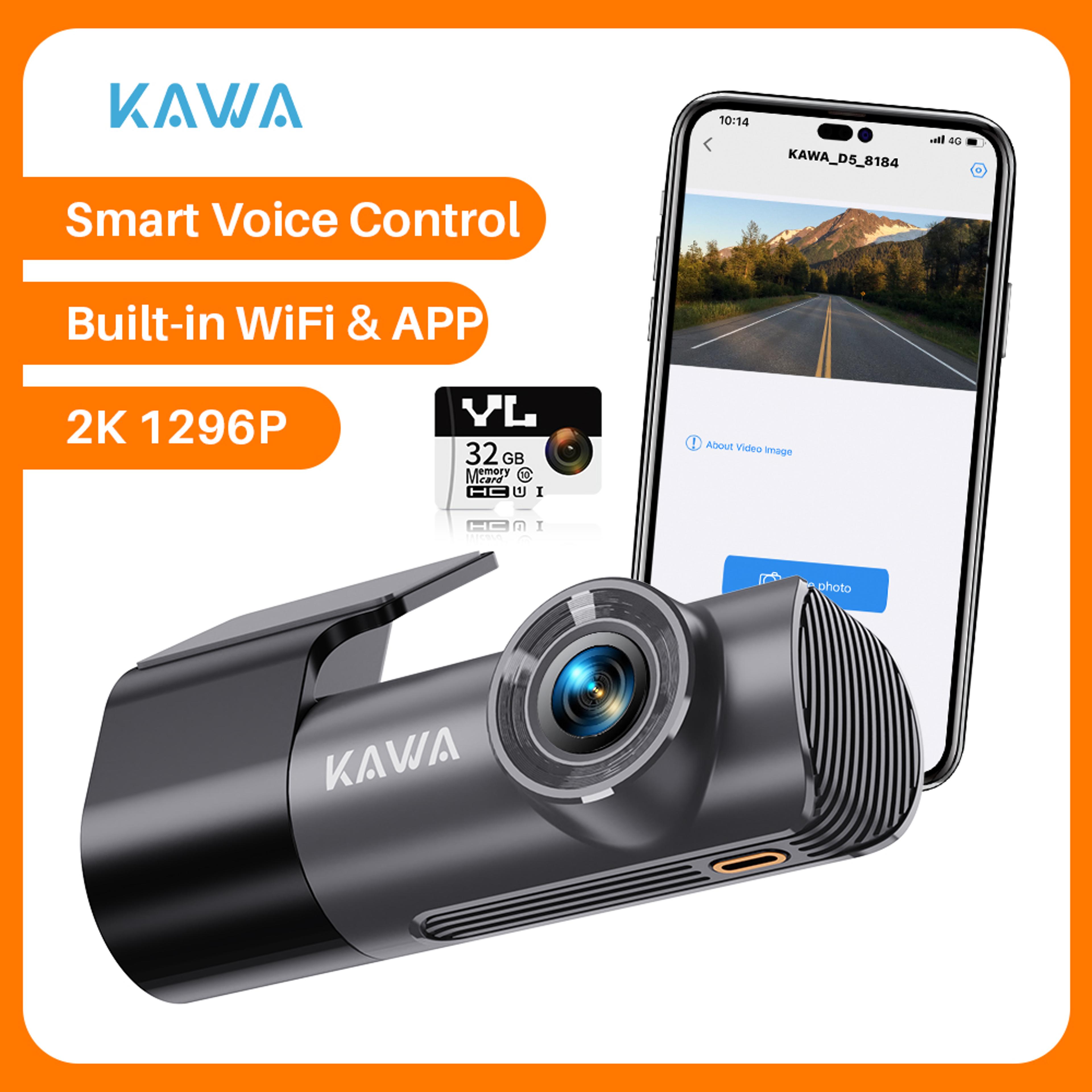 Dash Cam WiFi Car Camera With Voice Control And Night Vision 1