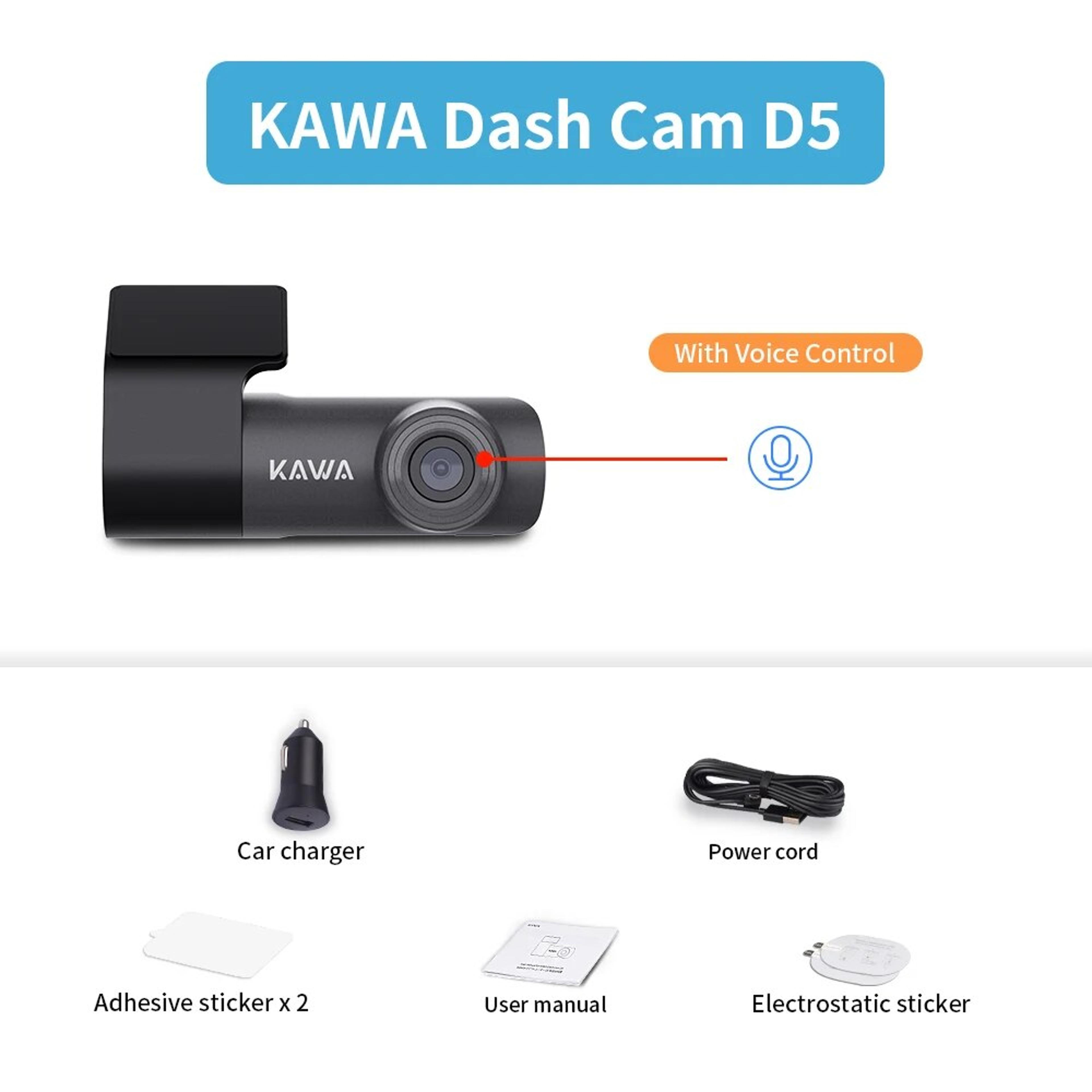 Dash Cam WiFi Car Camera With Voice Control And Night Vision 7
