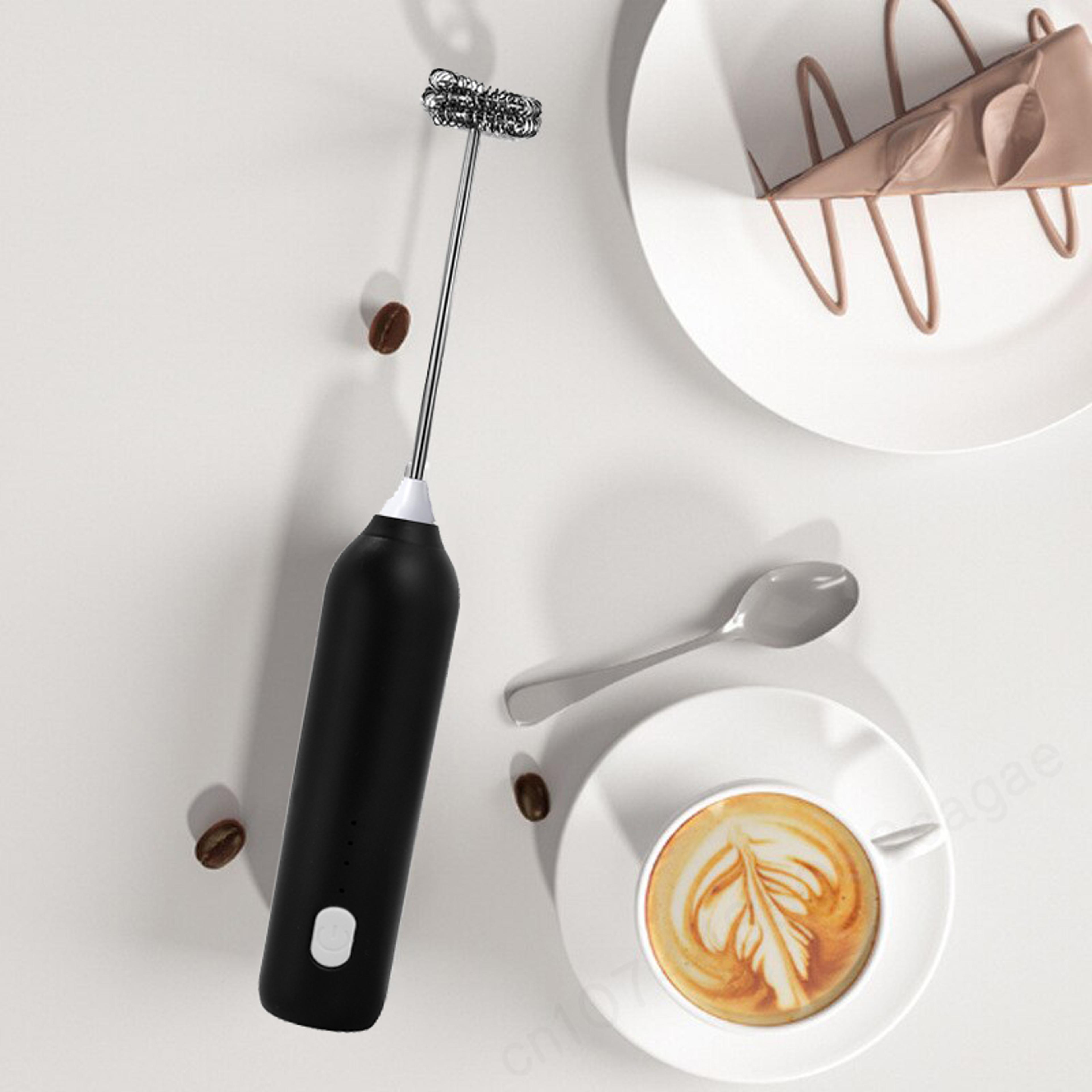rechargeable milk frother and electric egg beater handheld coffee whisk
