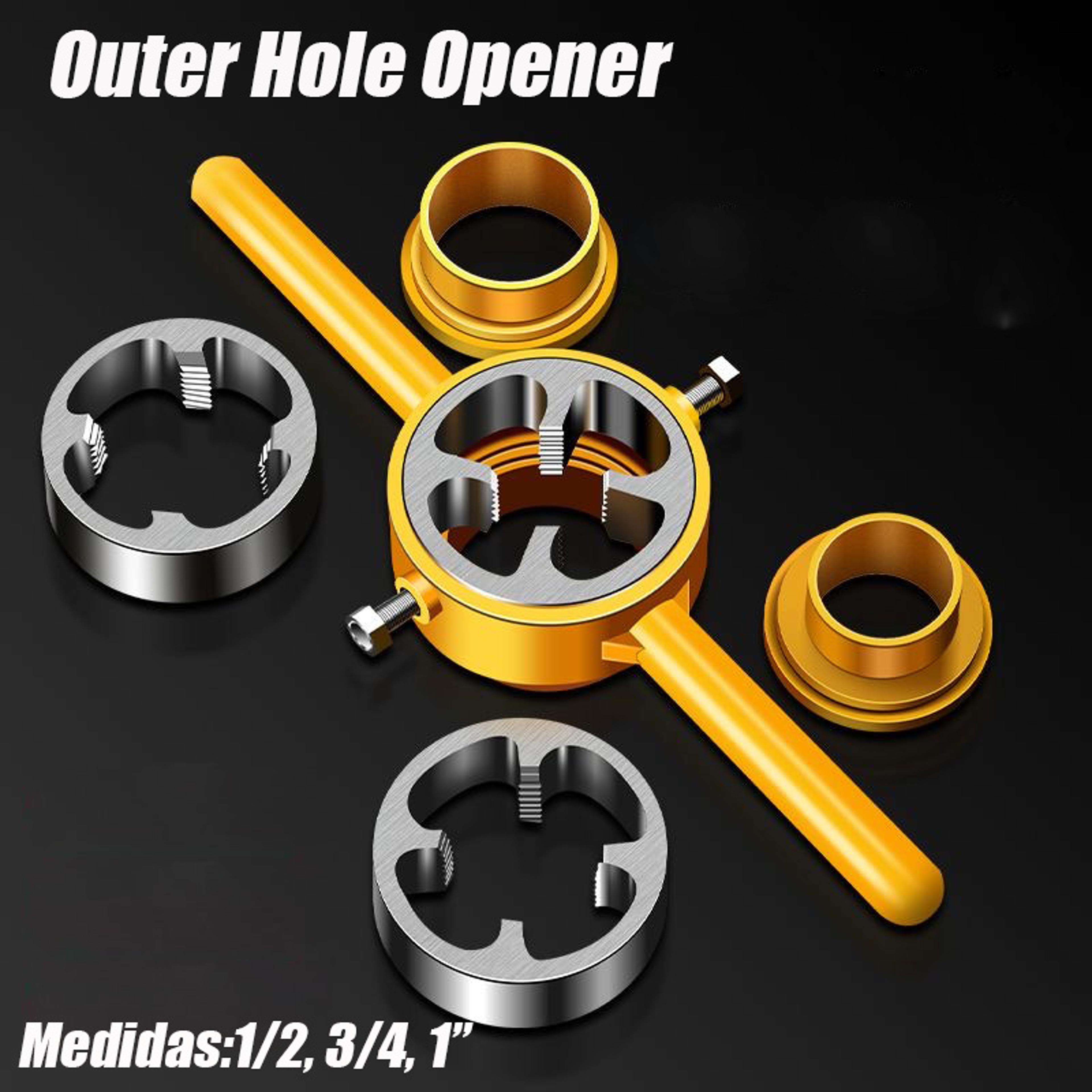 Water Pipe Tapping Tool With Hex Shank Drill Pipe Thread Opener 5
