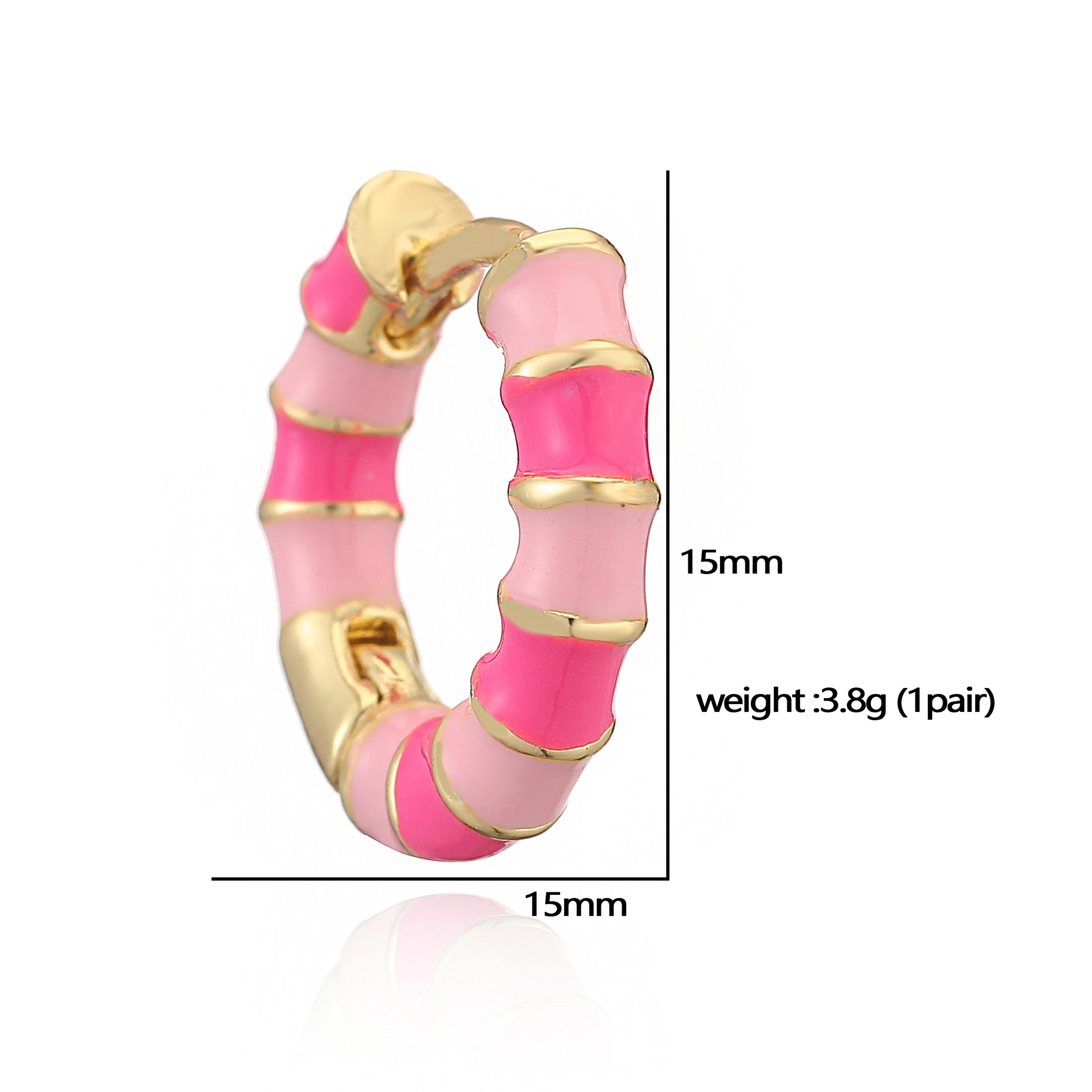 Colorful Enamel Earrings Ethnic Boho Earrings For Women 3