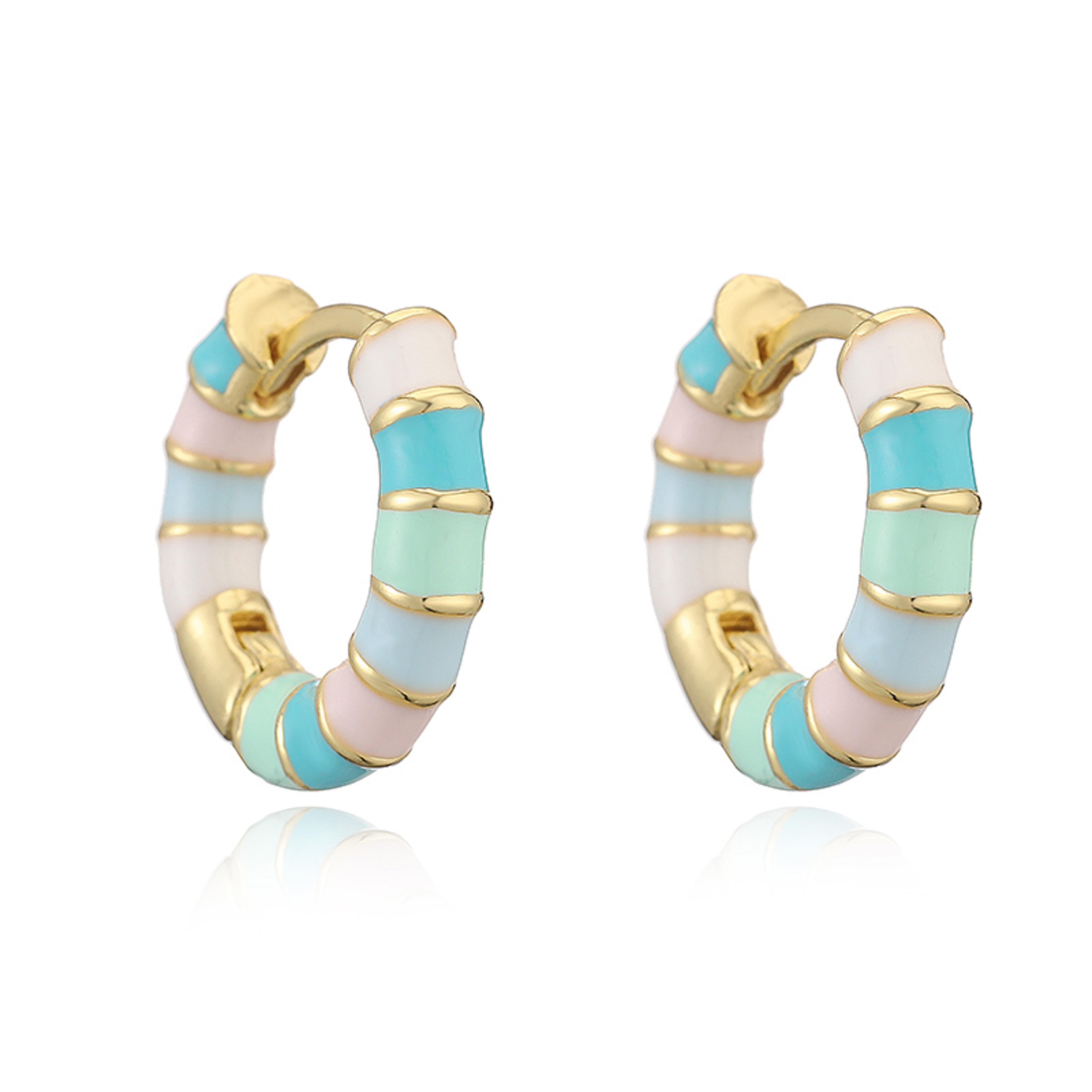 Colorful Enamel Earrings Ethnic Boho Earrings For Women 7