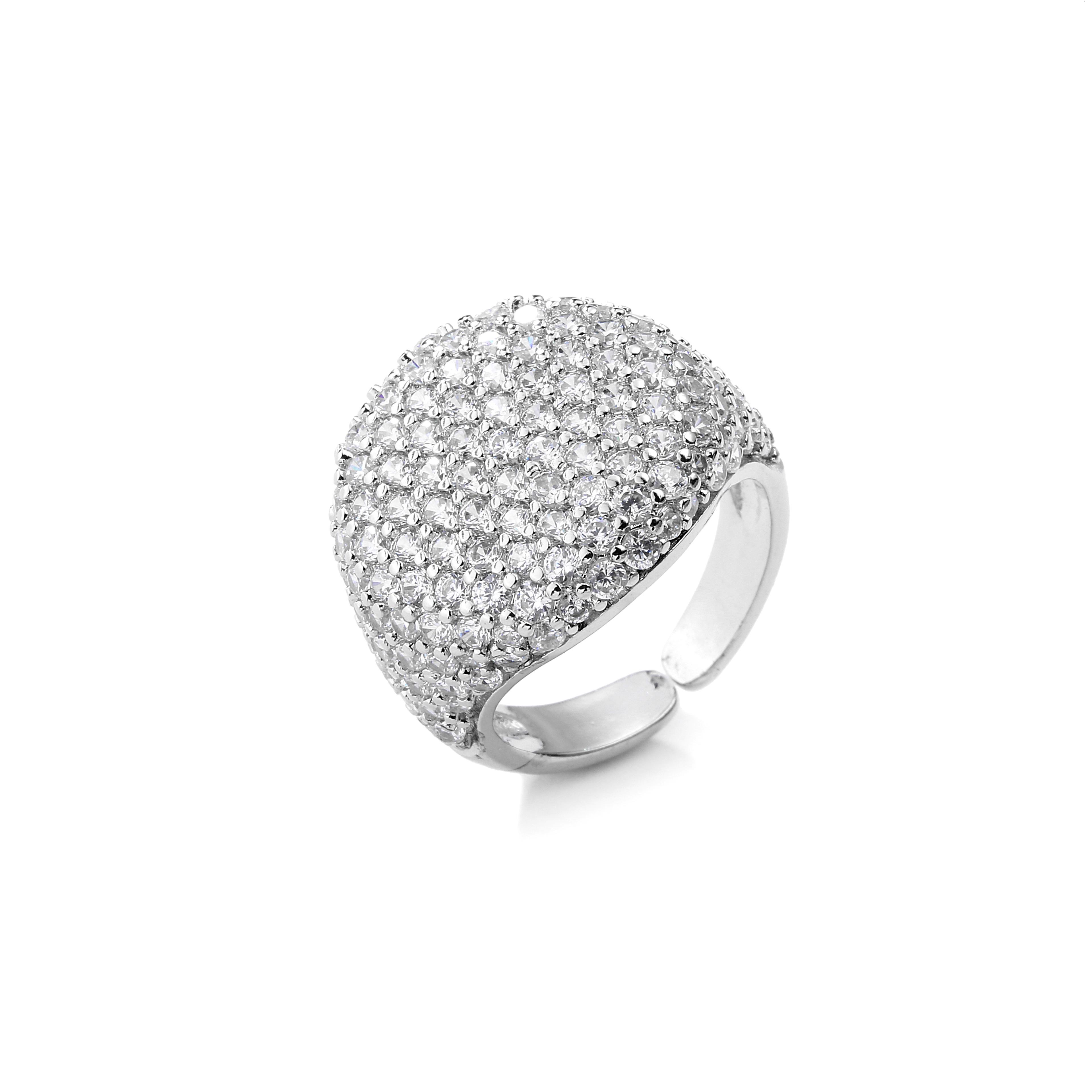 Colorful Cubic Zirconia Statement Ring For Women 9